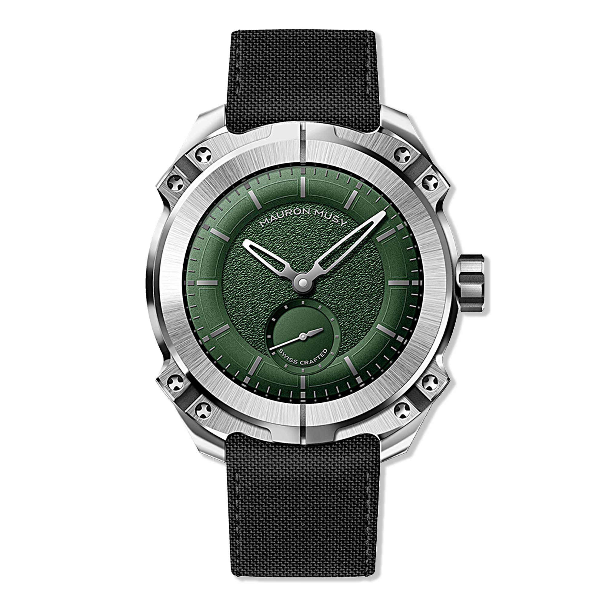 UNIX MU06-103 GREEN DIAL BLACK TEXTILE STRAP
