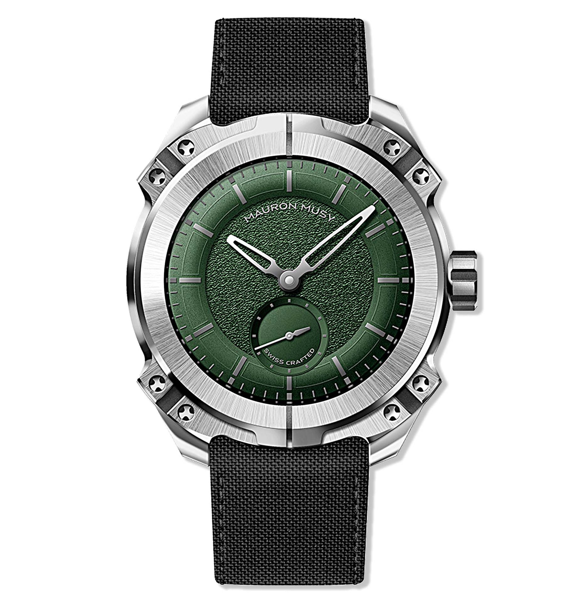 UNIX MU06-103 GREEN DIAL BLACK TEXTILE STRAP