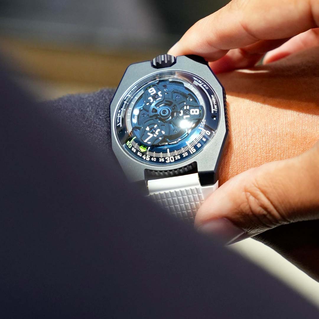 URWERK UR-100V BLUE PLANET LIMITED EDITION OF 25