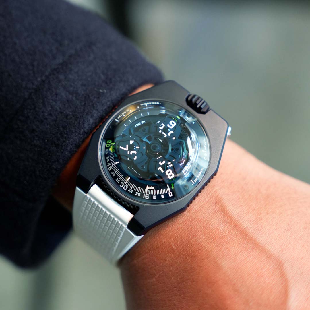 URWERK UR-100V BLUE PLANET LIMITED EDITION OF 25