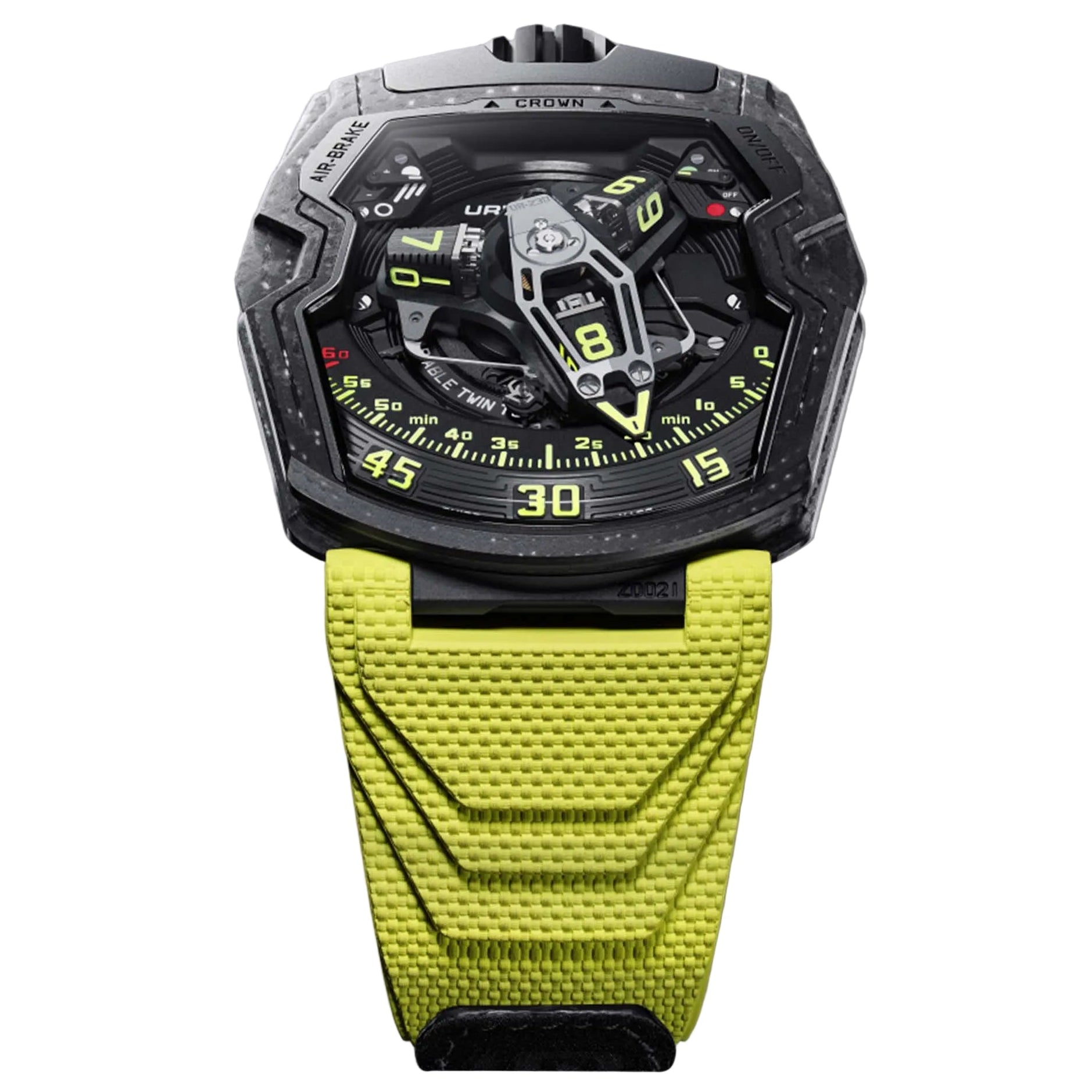 Discover the URWERK UR-230 Black Star, a 35 piece limited edition featuring wandering hours, a retrograde display, dual turbine winding and a cosmic black composite ceramic case.