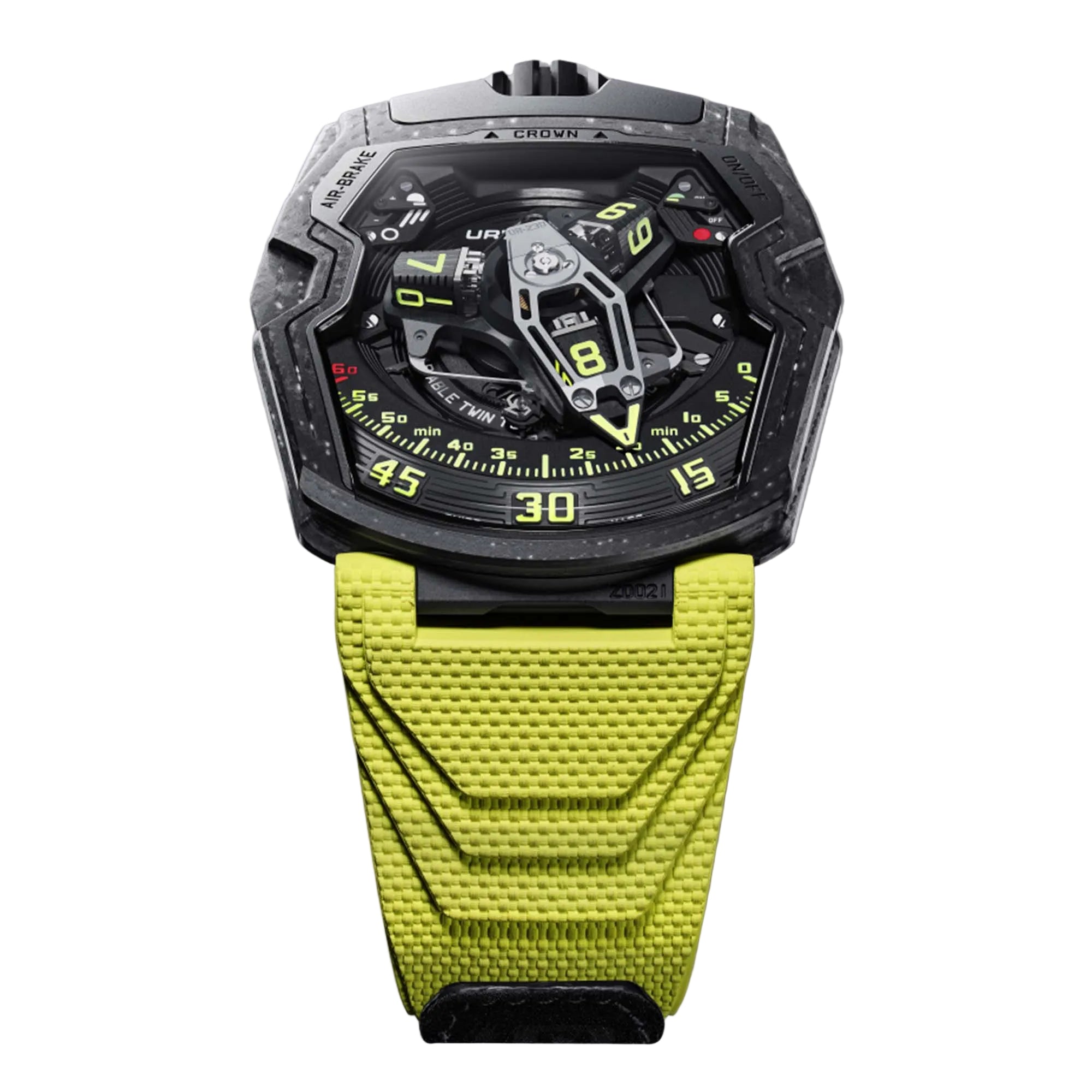 Discover the URWERK UR-230 Black Star, a 35 piece limited edition featuring wandering hours, a retrograde display, dual turbine winding and a cosmic black composite ceramic case.