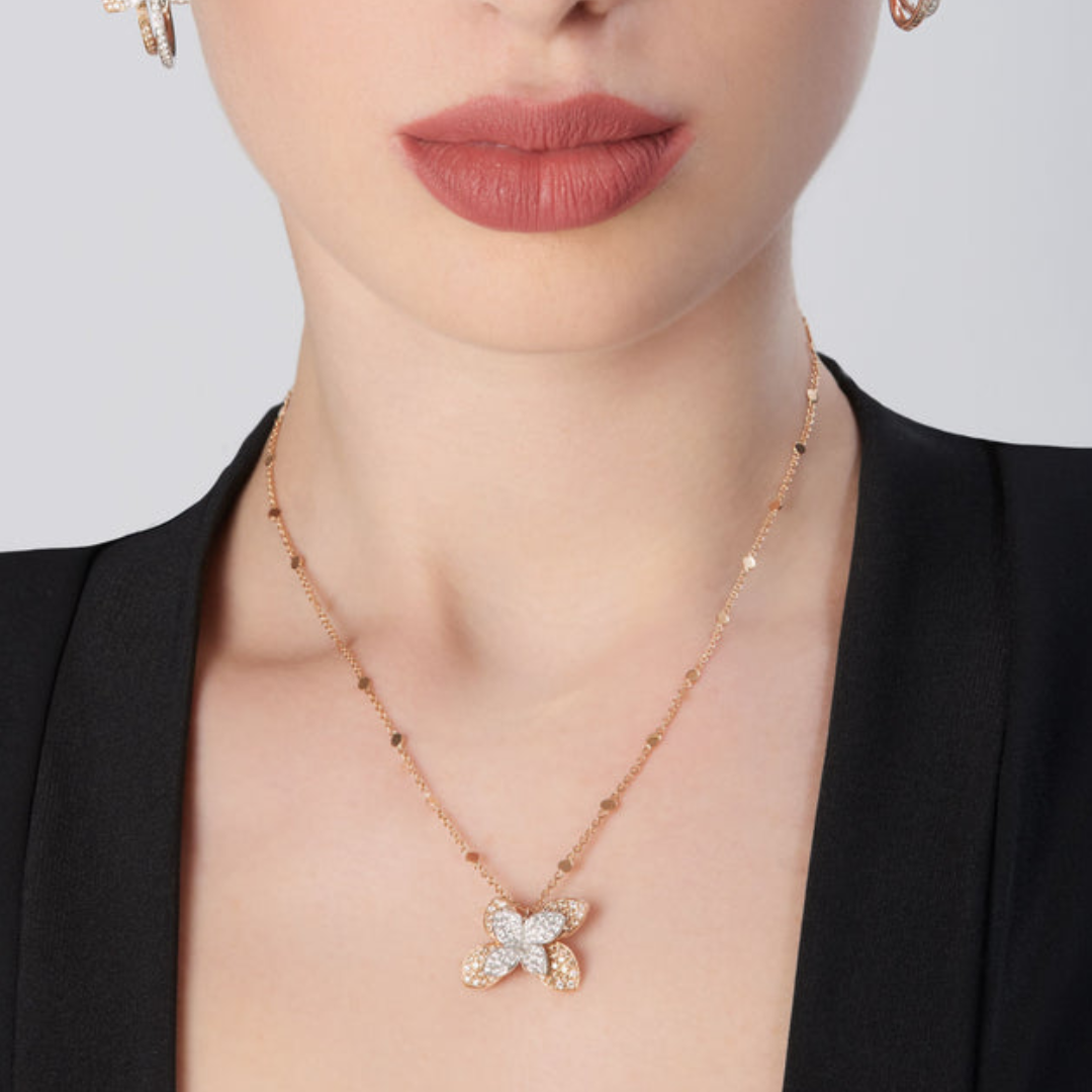 Petit Garden Libellule Diamond Necklace