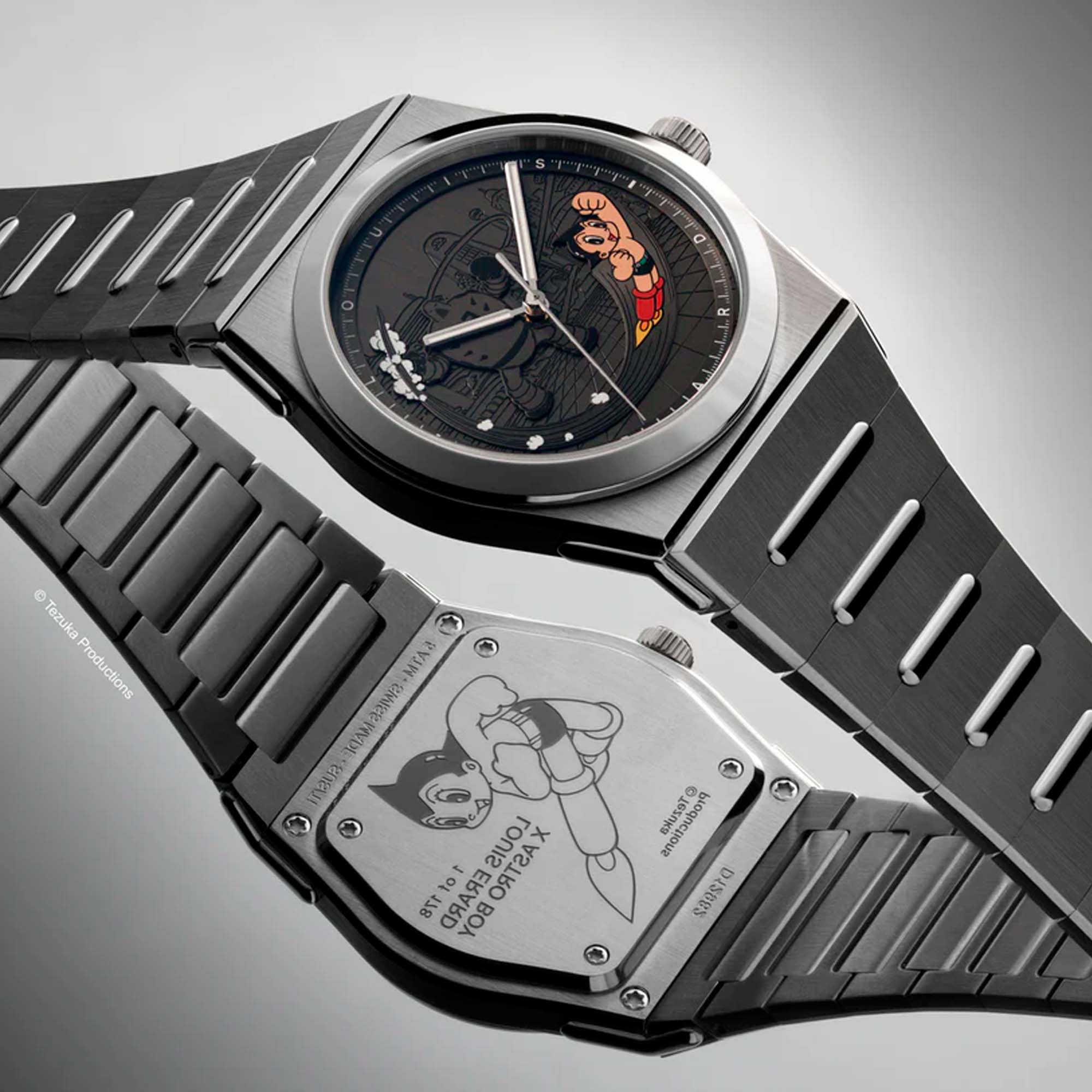 Louis Erard × Astro Boy 2340 brings Tezuka’s legendary character to life through fine Swiss mechanics and daring design. Limited edition.