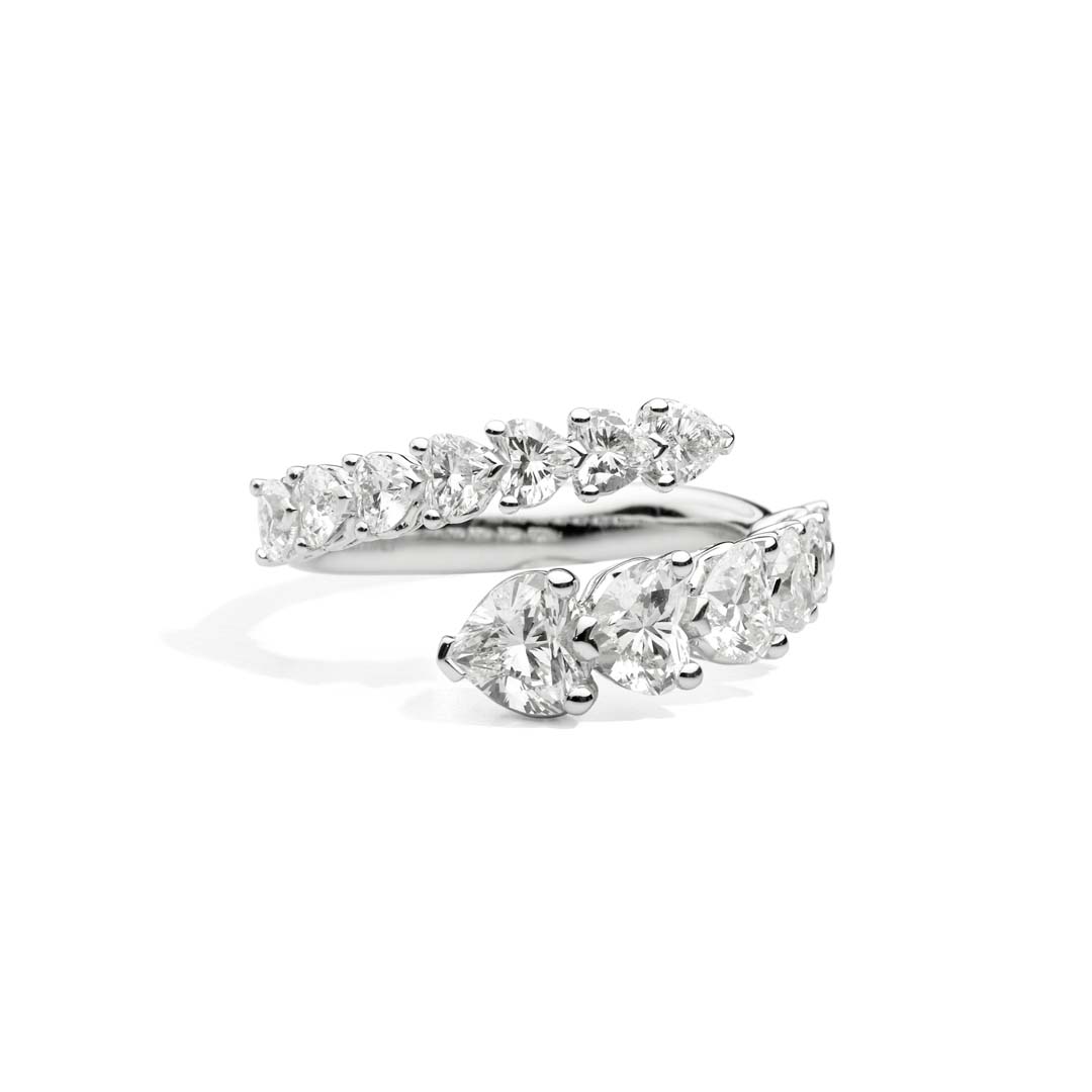 Celebrate timeless romance with the Recarlo Anniversary Love Ring R67CO004_235, crafted in Italy with exquisite diamonds and elegant design.