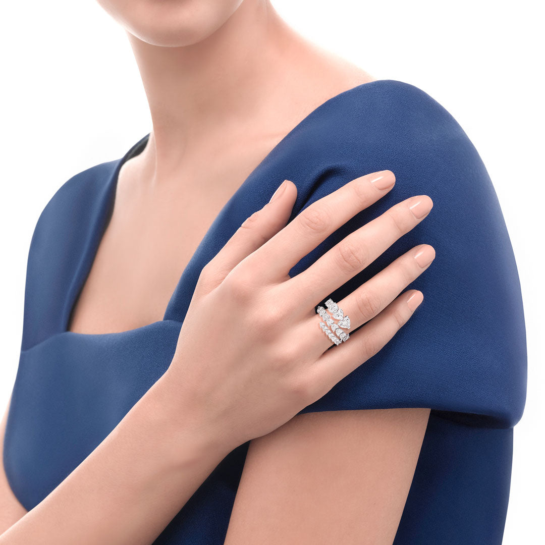 A radiant diamond creation, the Anniversary Love Rings R67CO024/337 capture elegance and enduring sentiment—perfect for marking life’s milestones.