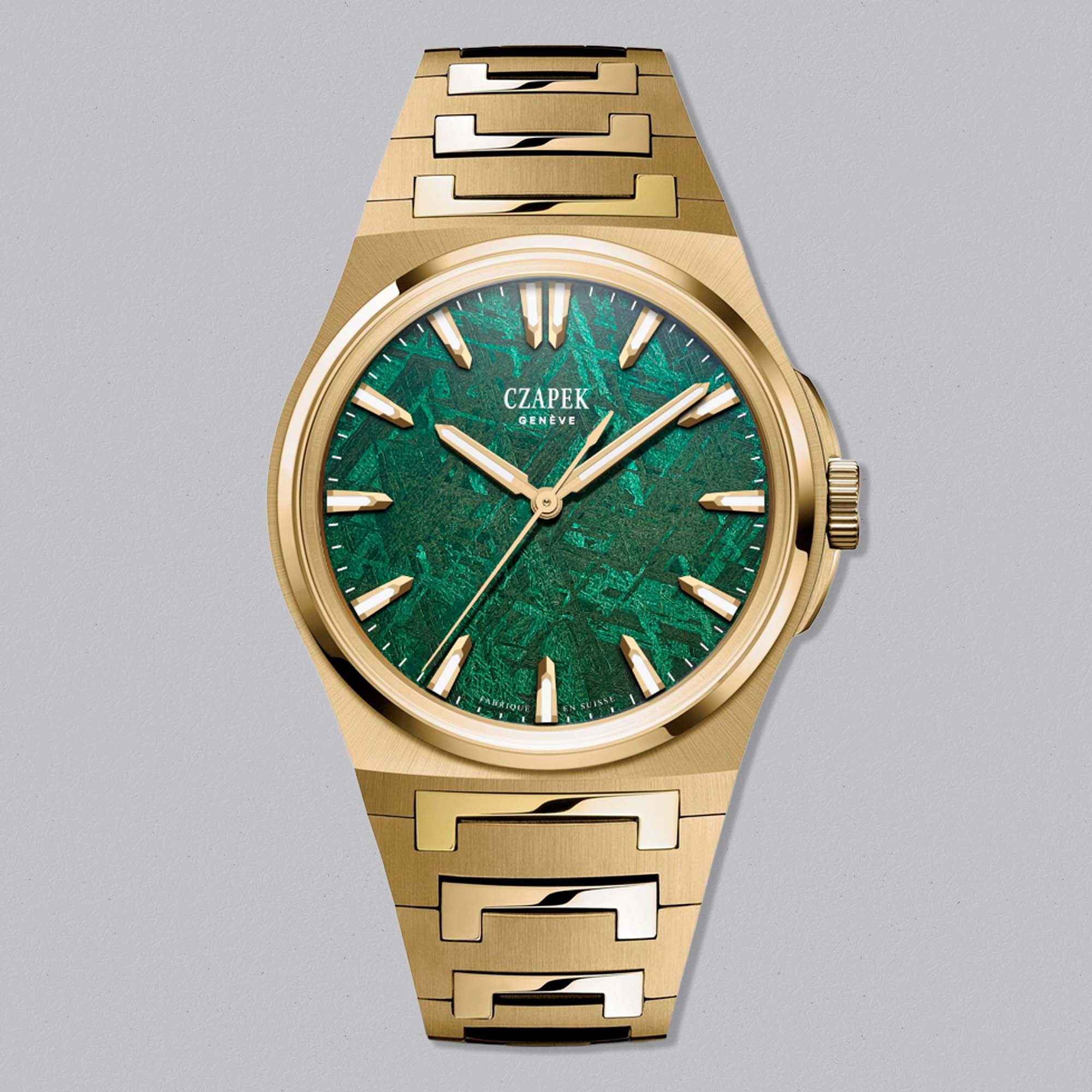 Discover the Czapek Antarctique Mount Erebus Green Meteor — a rare fusion of cosmic meteorite dial and refined Swiss precision.