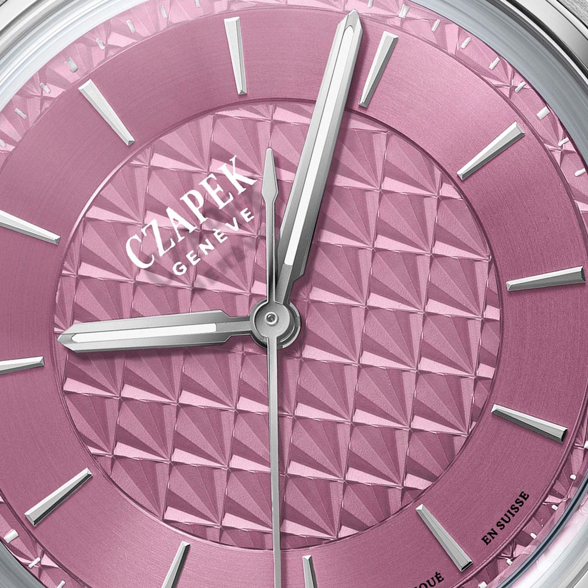 The Czapek Antarctique Sashiko Pink Lotus S brings the beauty of traditional Sashiko stitching to a modern steel sports watch. Only 100 pieces created for worldwide collectors.