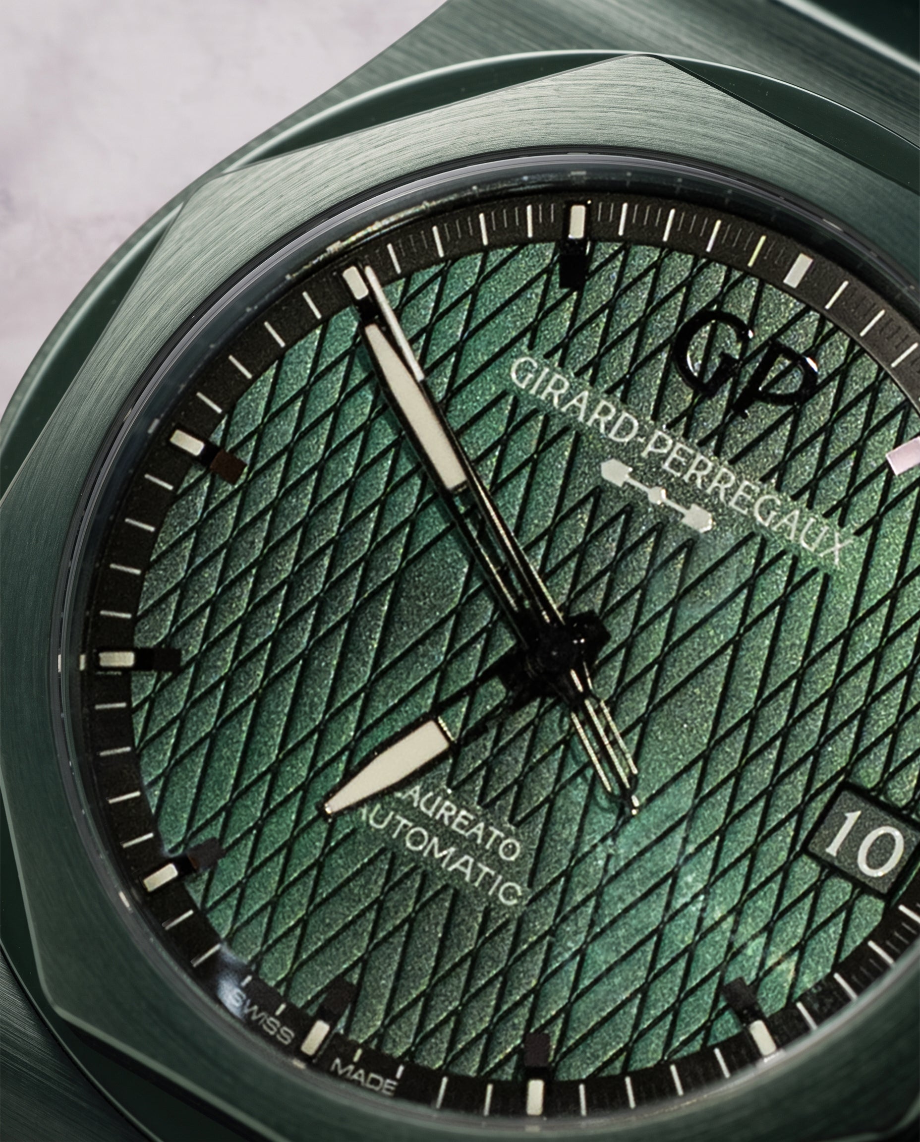LAUREATO 42 MM GREEN CERAMIC ASTON MARTIN LIMITED EDITION OF 388