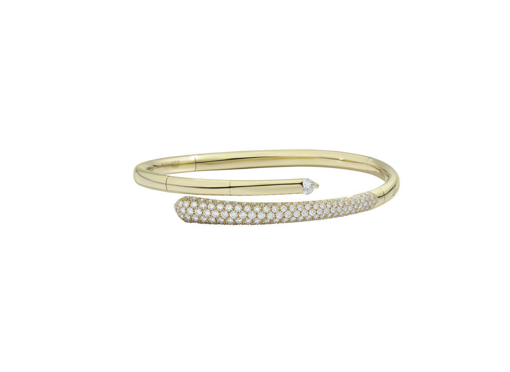 Recarlo Contrarié Yellow Gold Diamond Bracelet
