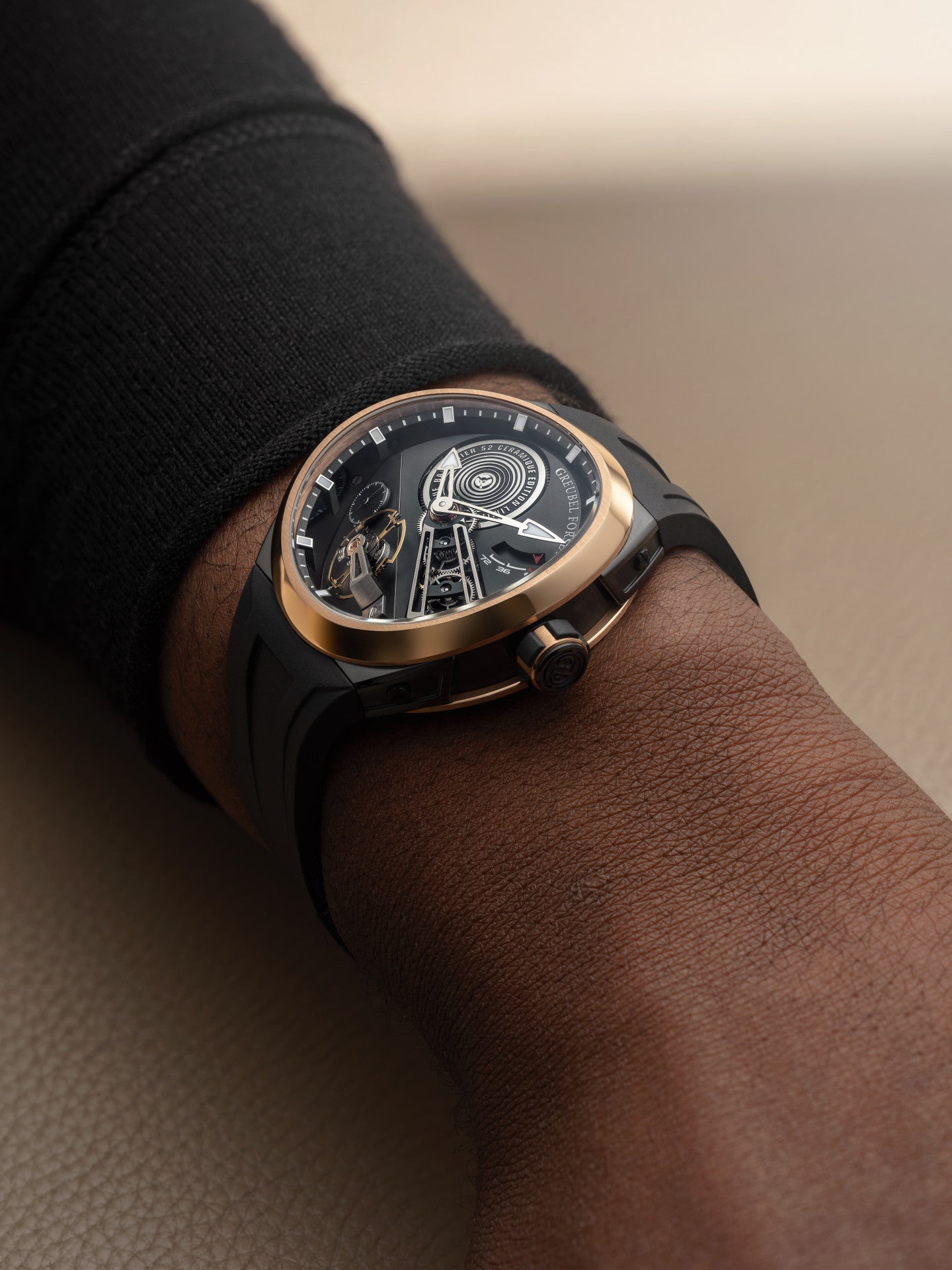 BALANCIER CONVEXE S2 BLACK CERAMIC