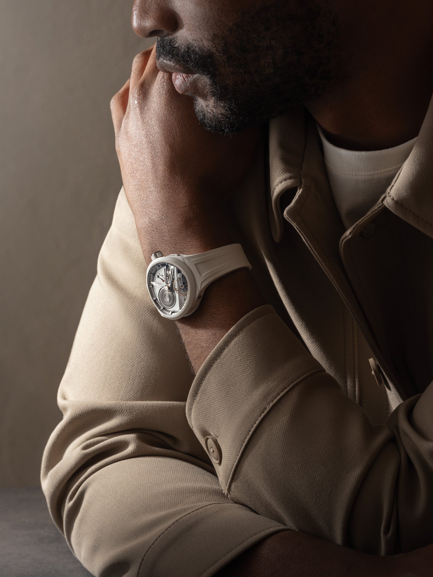 BALANCIER CONVEXE S2 WHITE CERAMIC