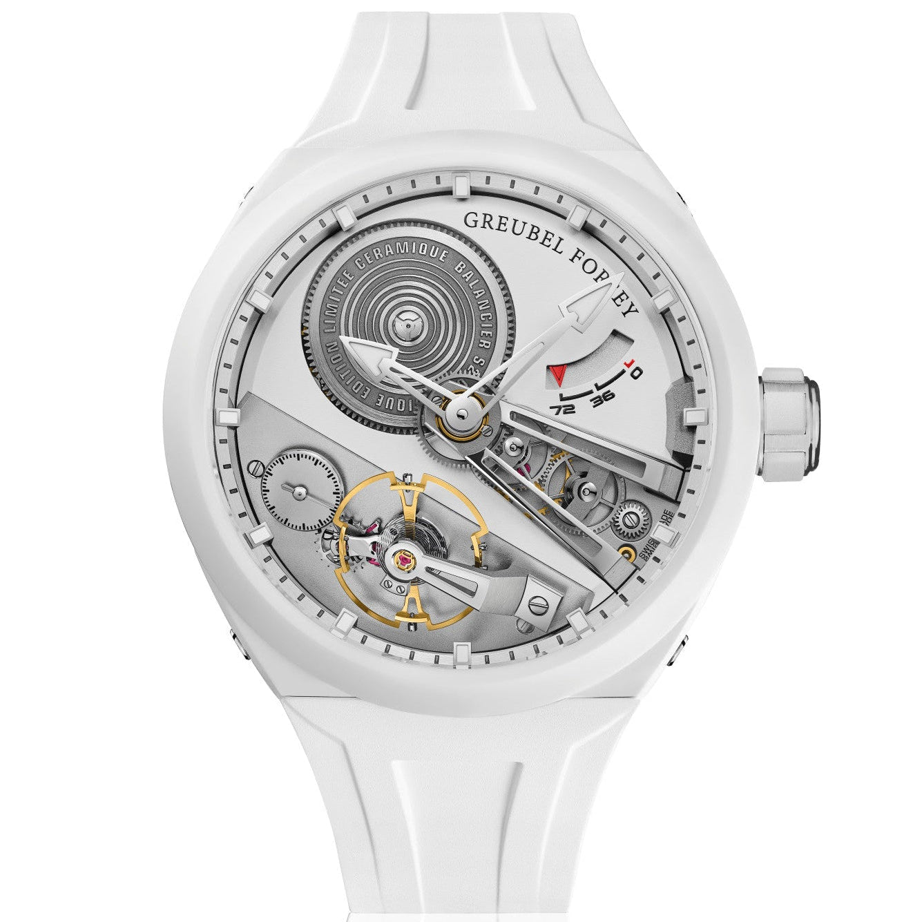 BALANCIER CONVEXE S2 WHITE CERAMIC