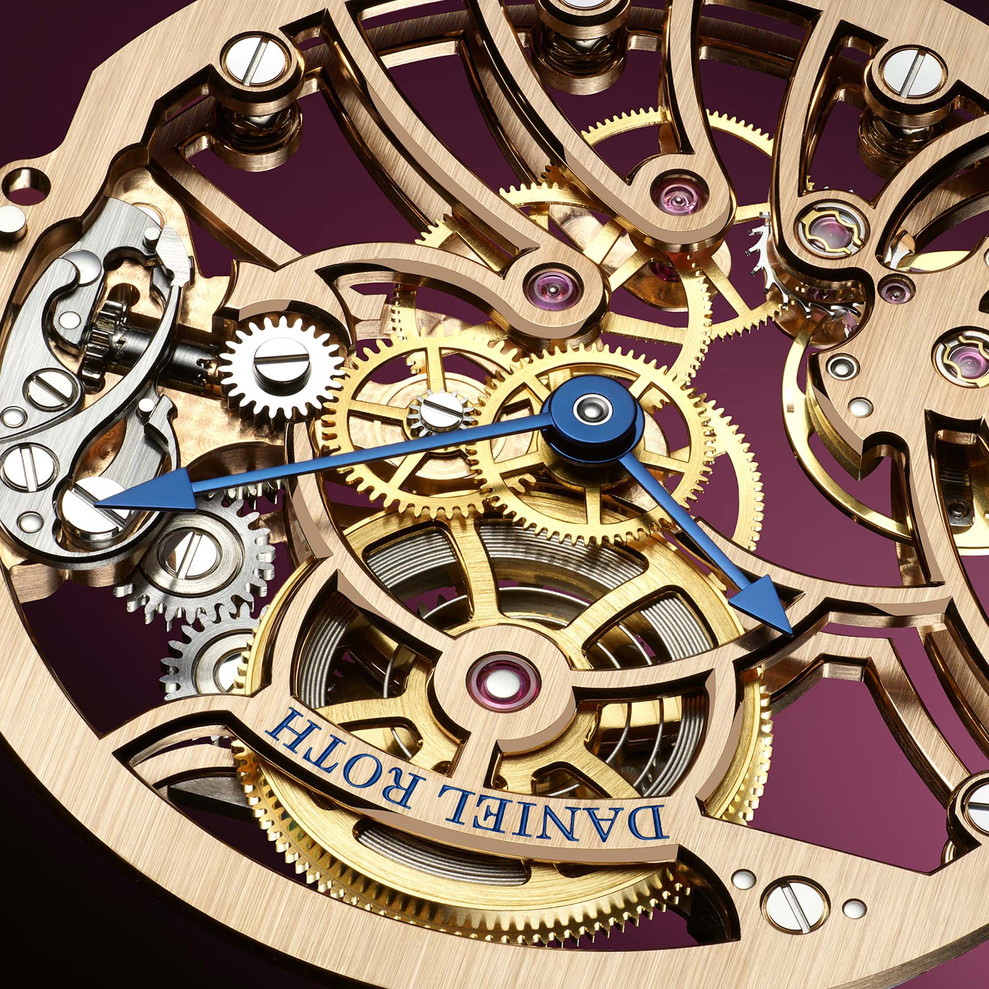 Daniel Roth’s Extra Plat Rose Gold Skeleton DBBD01A1 expresses modern classicism through an ultra thin case, skeletonised movement, and refined proportions that highlight craftsmanship without excess.