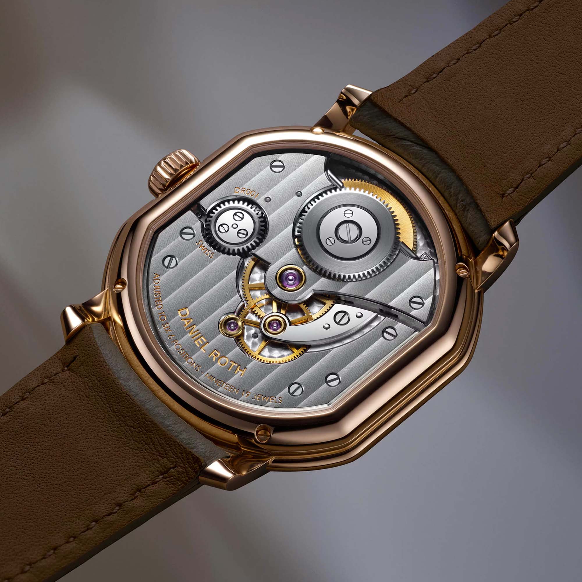 Explore the Tourbillon Rose Gold by Daniel Roth, showcasing traditional craftsmanship, a Voutilainen made dial and the exceptional DR001 calibre.
