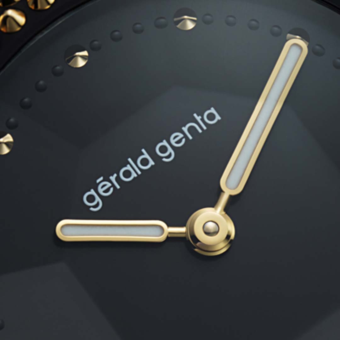 The Gentissima Oursin 36 Black Titanium by Gerald Genta blends modern titanium with high jewellery Swiss watchmaking.