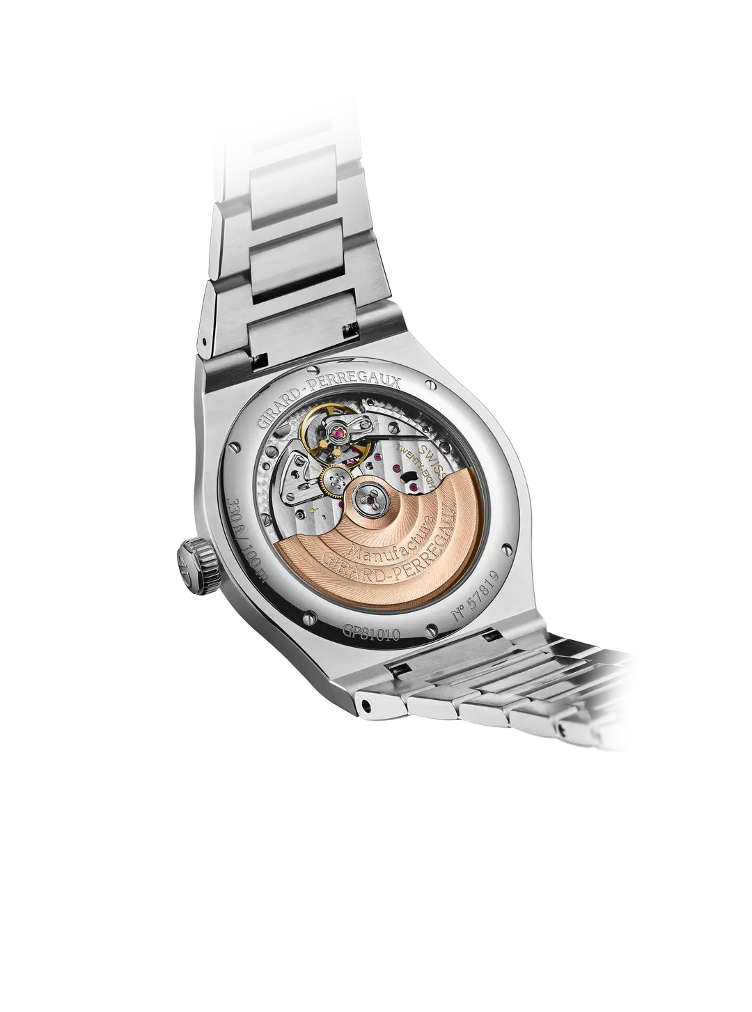 Laureato 42mm Grey enamel with a flinqué sunray motif