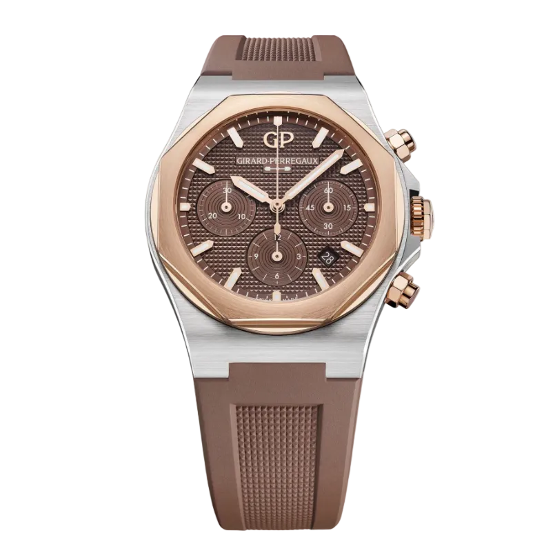 Laureato Chronograph 42mm Brown with a Clous de Paris