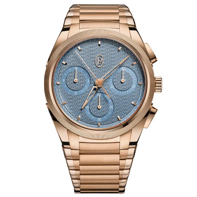 Tonda PF Chronograph 40mm No Date Rose Gold Mineral Blue COSC