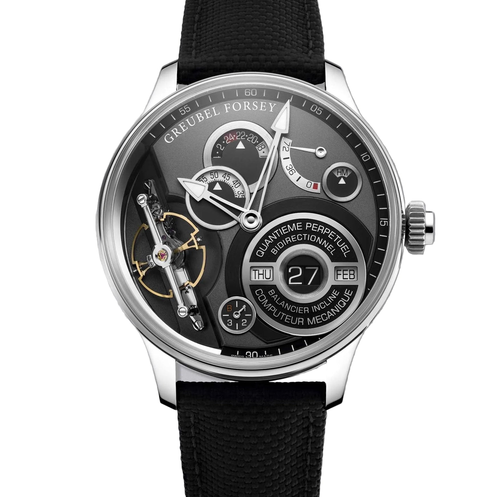 The Greubel Forsey QP Balancier combines a perpetual calendar with breathtaking handcraft—limited to just 22 pieces worldwide.