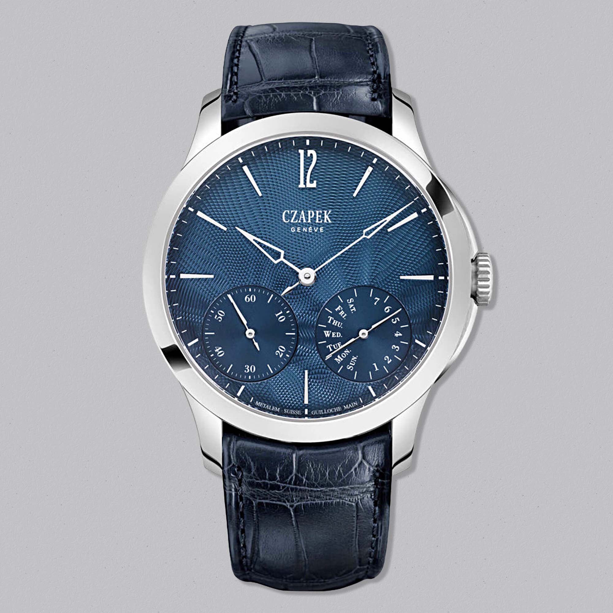 Quai des Bergues Blue Aurora honours the 1845 founding location of Czapek &amp; Cie with uncompromising craftsmanship