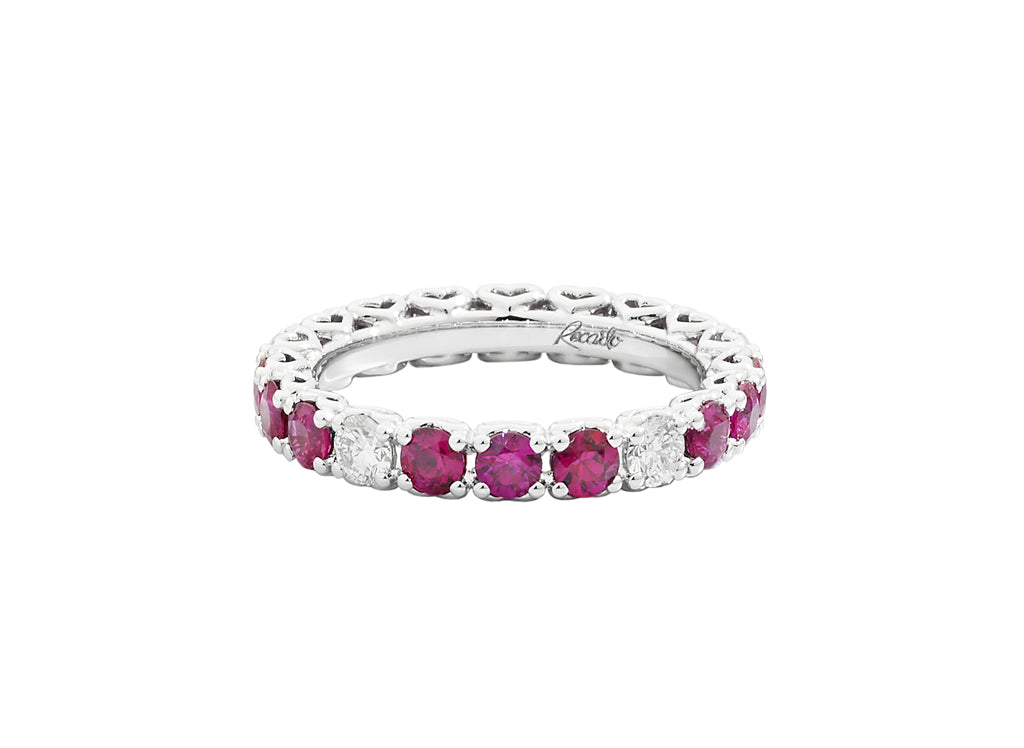 Recarlo Ruby & Diamond Full Eternity Ring