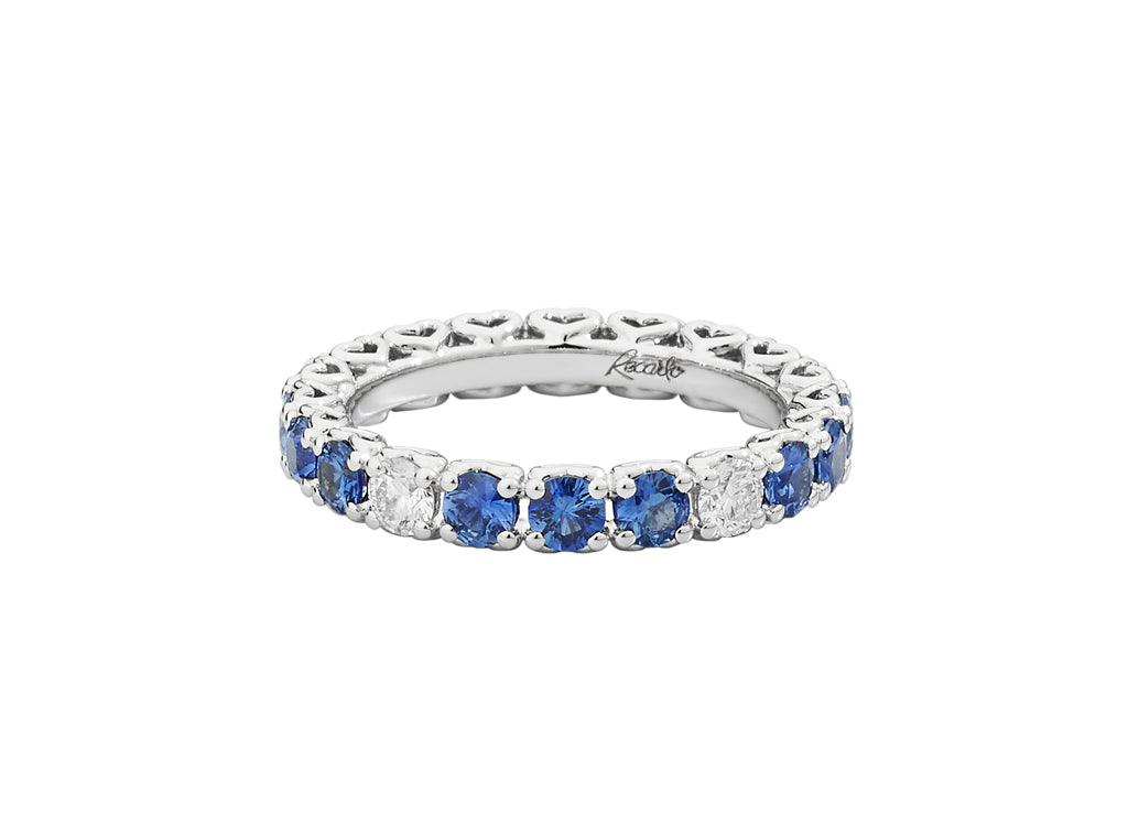Recarlo Blue Sapphire Full Eternity Ring