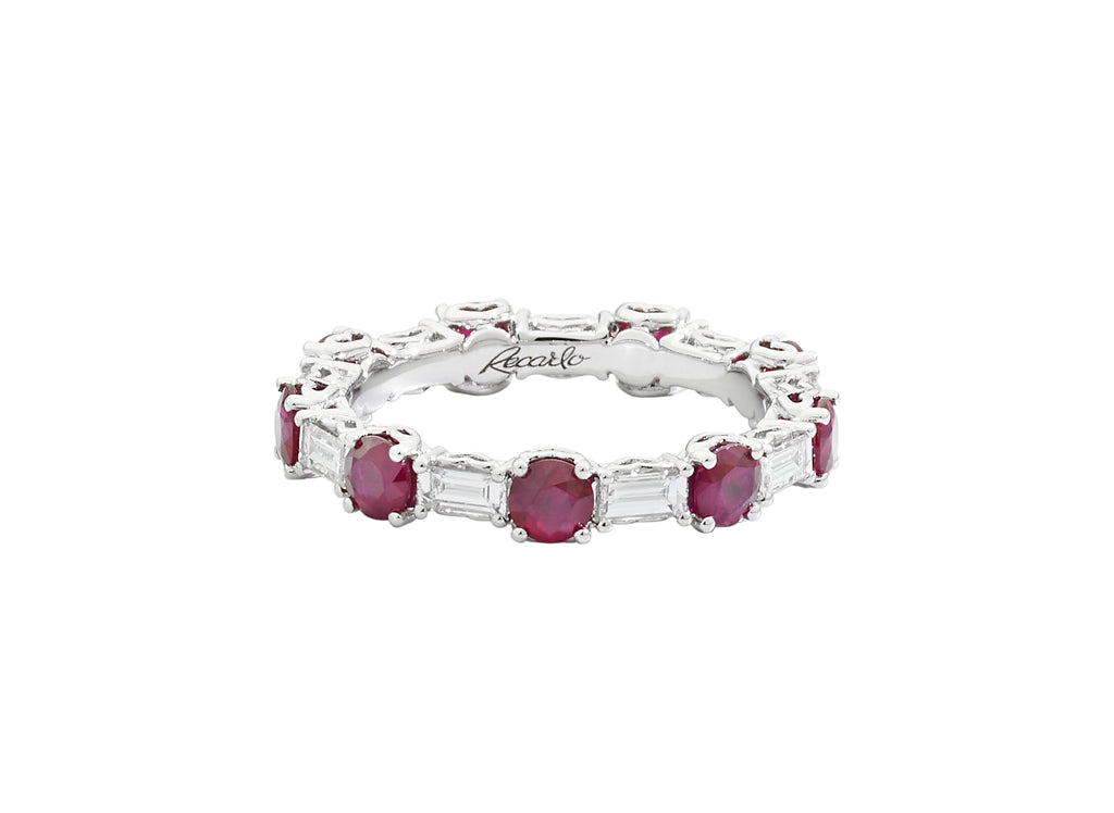 Recarlo Ruby & Diamond Full Eternity Ring