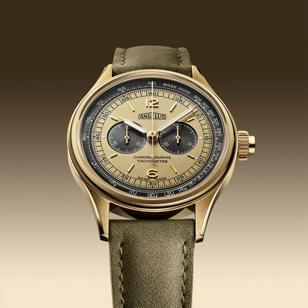 Angelus - La Fabrique Chronographe Tachymètre Yellow Gold
