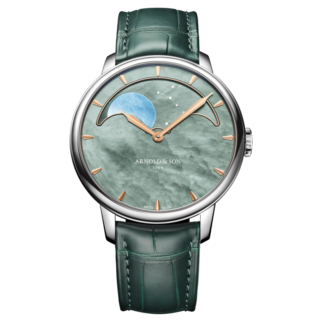 Arnold & Son Perpetual Moon 41.5 Steel “Colours of the Moon” Green