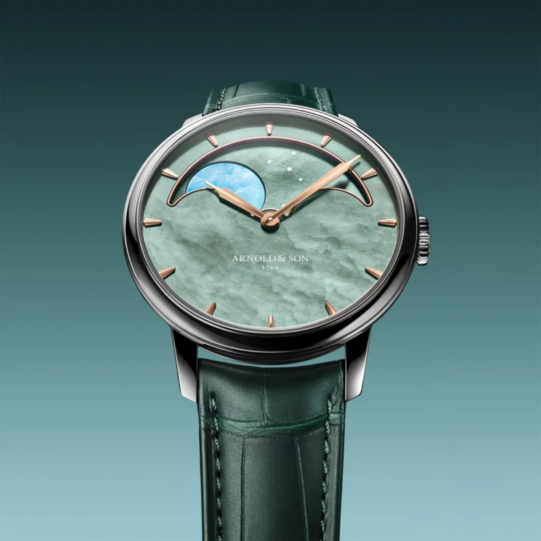 Arnold & Son Perpetual Moon 41.5 Steel “Colours of the Moon” Green