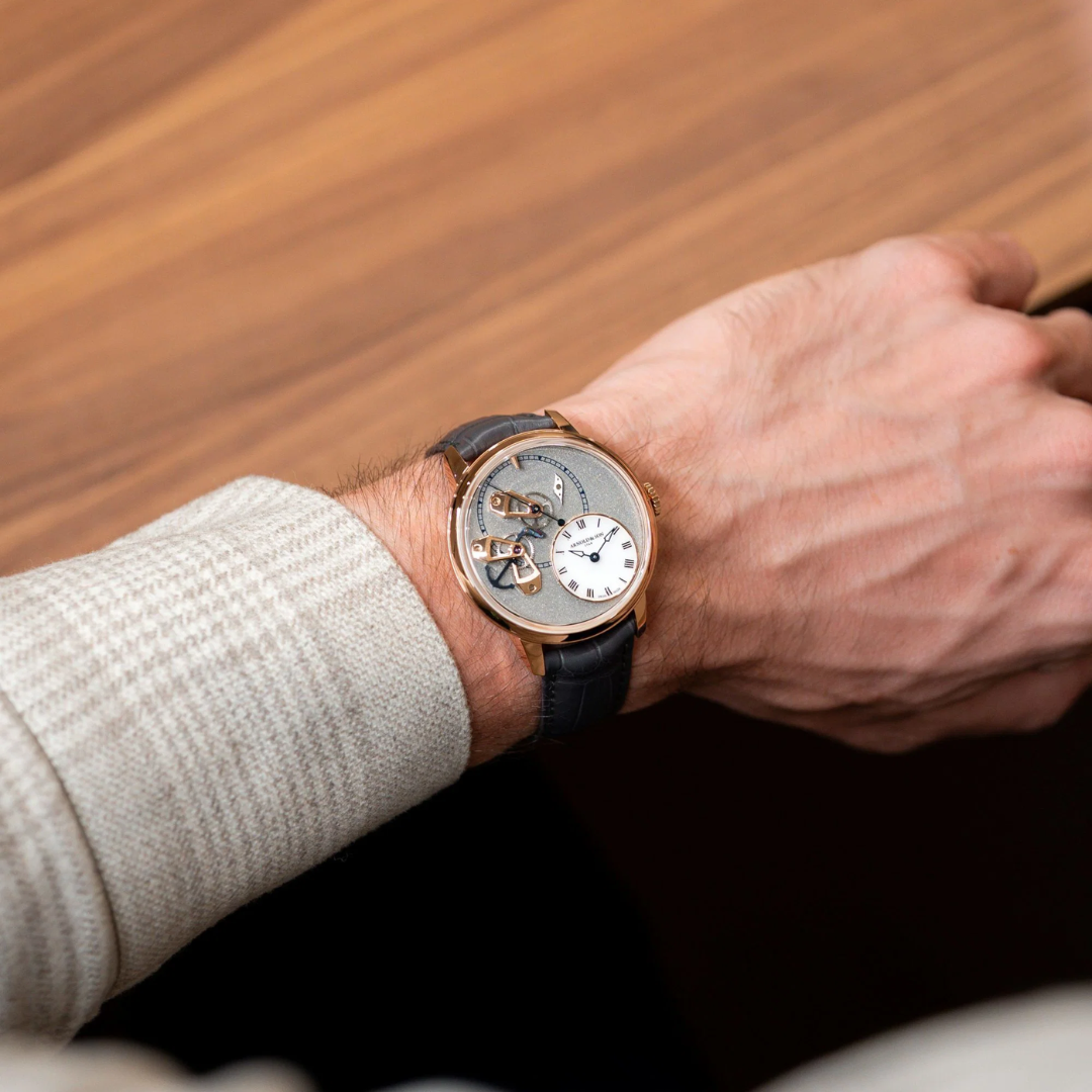 Arnold & Son - Chronometry DSTB Stop-Seconds Red Gold Cliff Grey