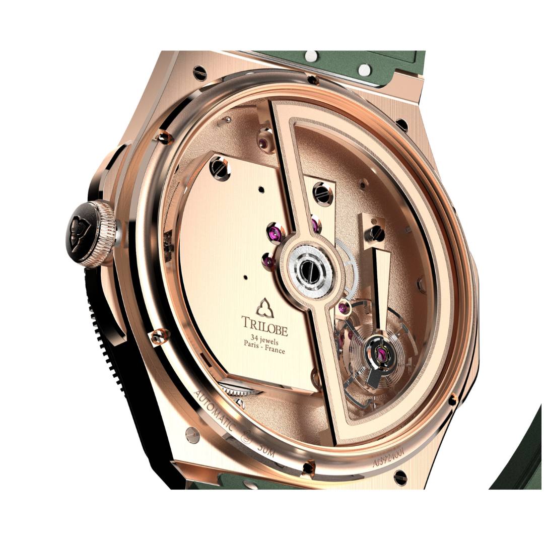 Trente-Deux Sunray Green Rose Gold