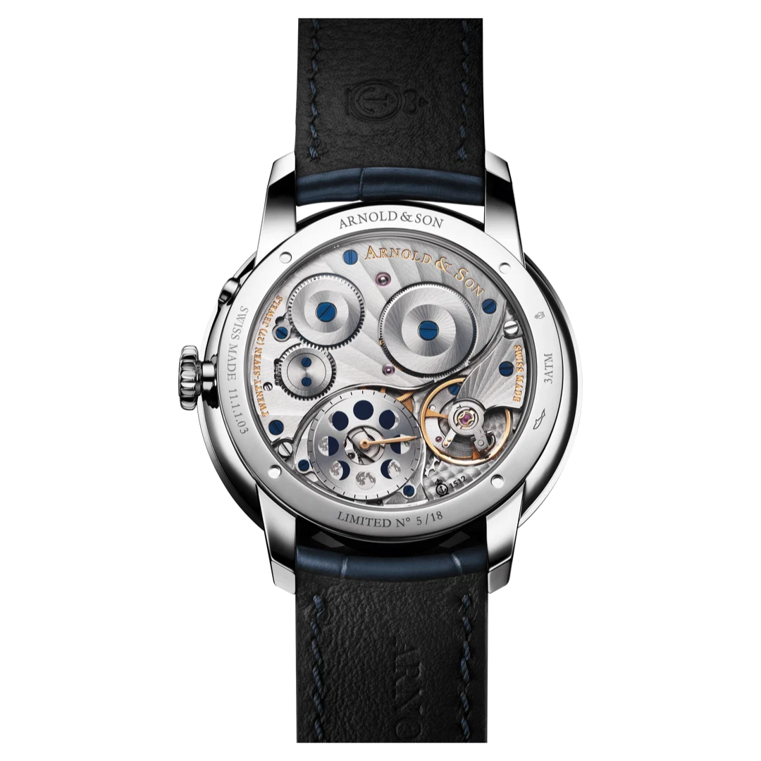 Arnold & Son Perpetual Moon 41.5 Steel “Colours of the Moon” Black