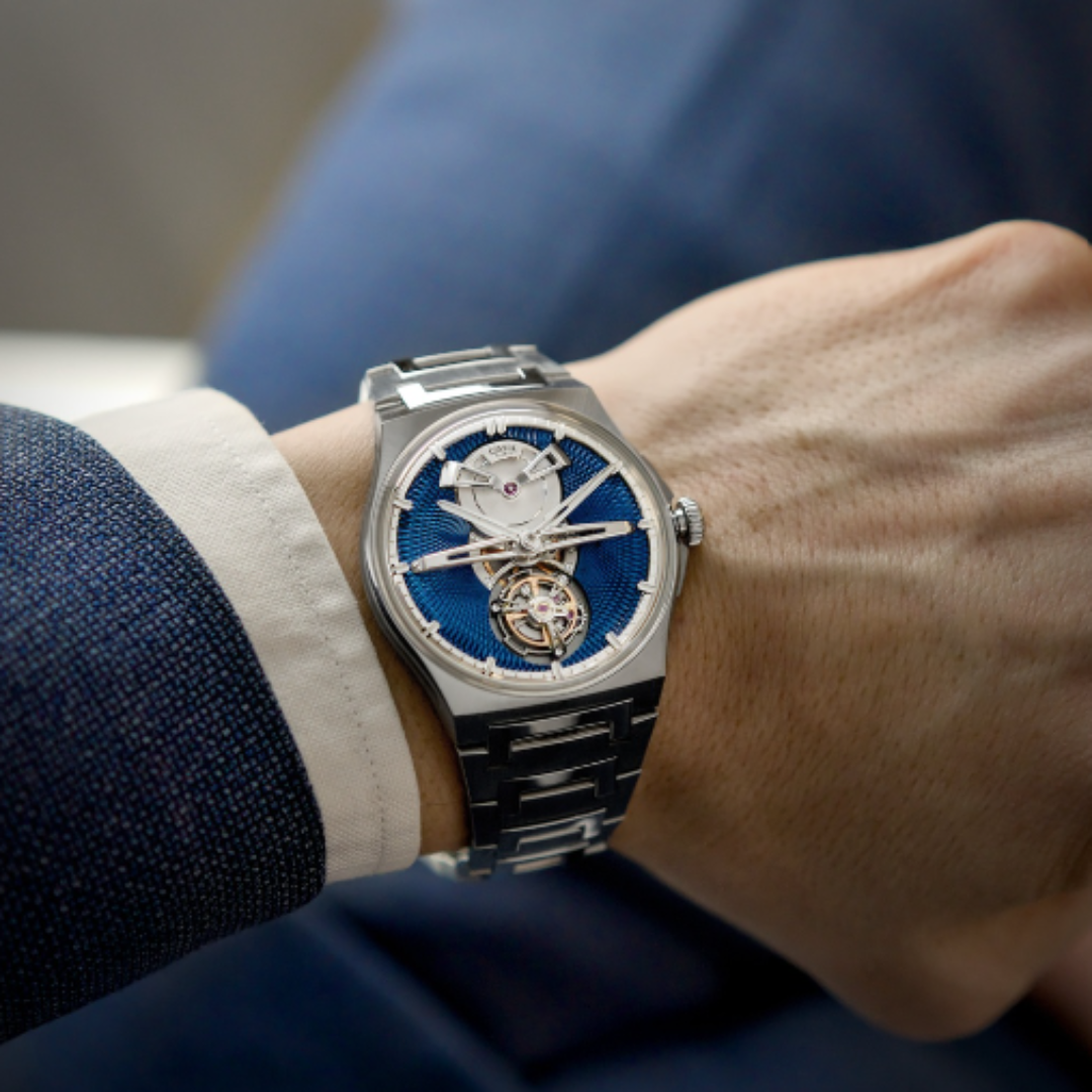 Czapek Antarctique Tourbillon Cosmic Blue