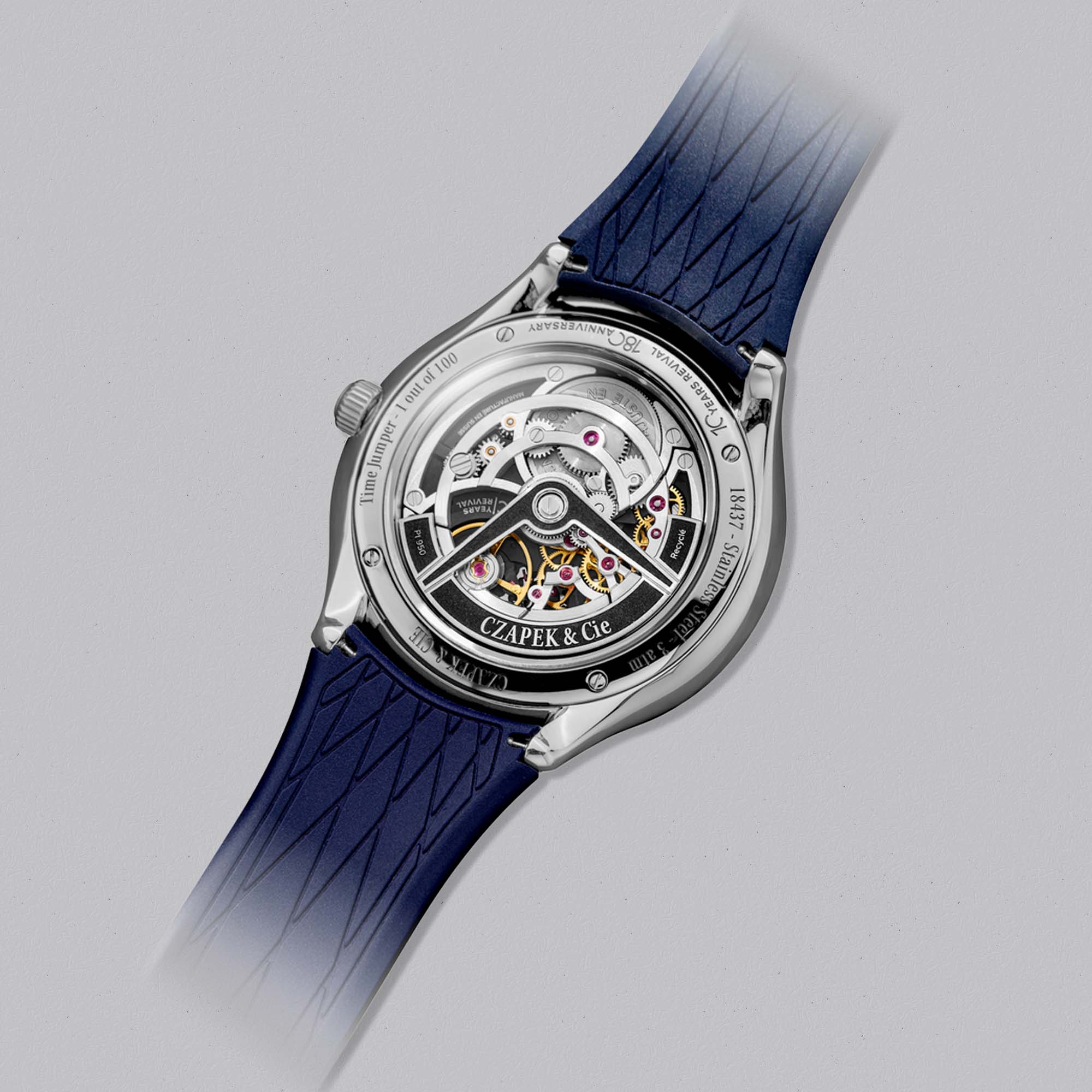 The Czapek Time Jumper Steel 40.5mm unites retro-futuristic design and haute horlogerie precision in a rare 100-piece limited edition.