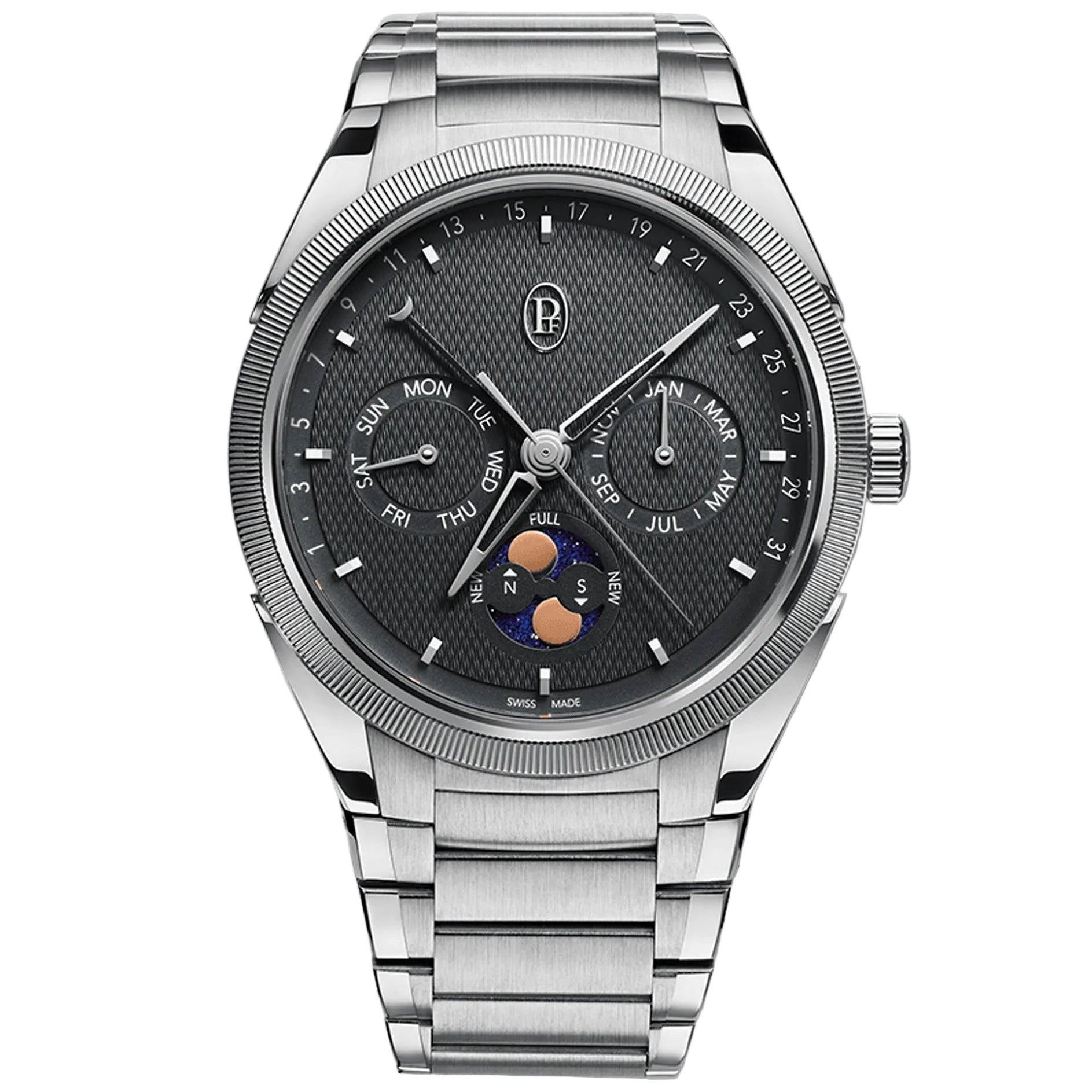 TONDA-PF-ANNUAL-CALENDAR-STEEL-PLATINUM-GREY-HERO