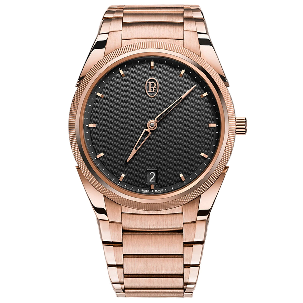 TONDA PF MICRO-ROTOR ROSE GOLD WARM GREY – Swiss Gallery UK