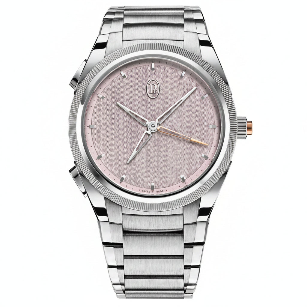 Discover the TONDA PF Minute Rattrapante Arctic Rose—Parmigiani’s elegant dual-minute complication wrapped in refined Arctic tones and signature PF purity.