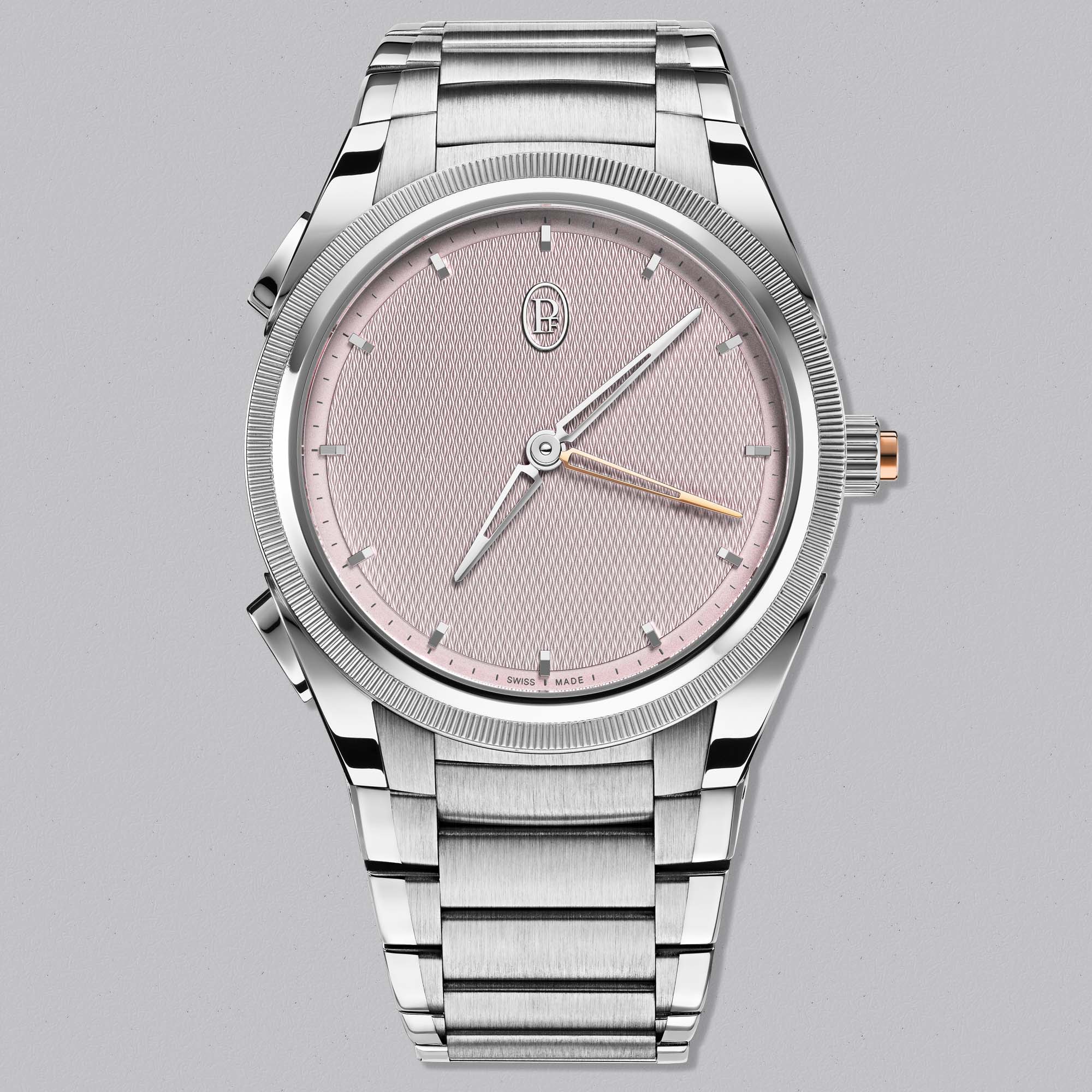 Discover the TONDA PF Minute Rattrapante Arctic Rose—Parmigiani’s elegant dual-minute complication wrapped in refined Arctic tones and signature PF purity.