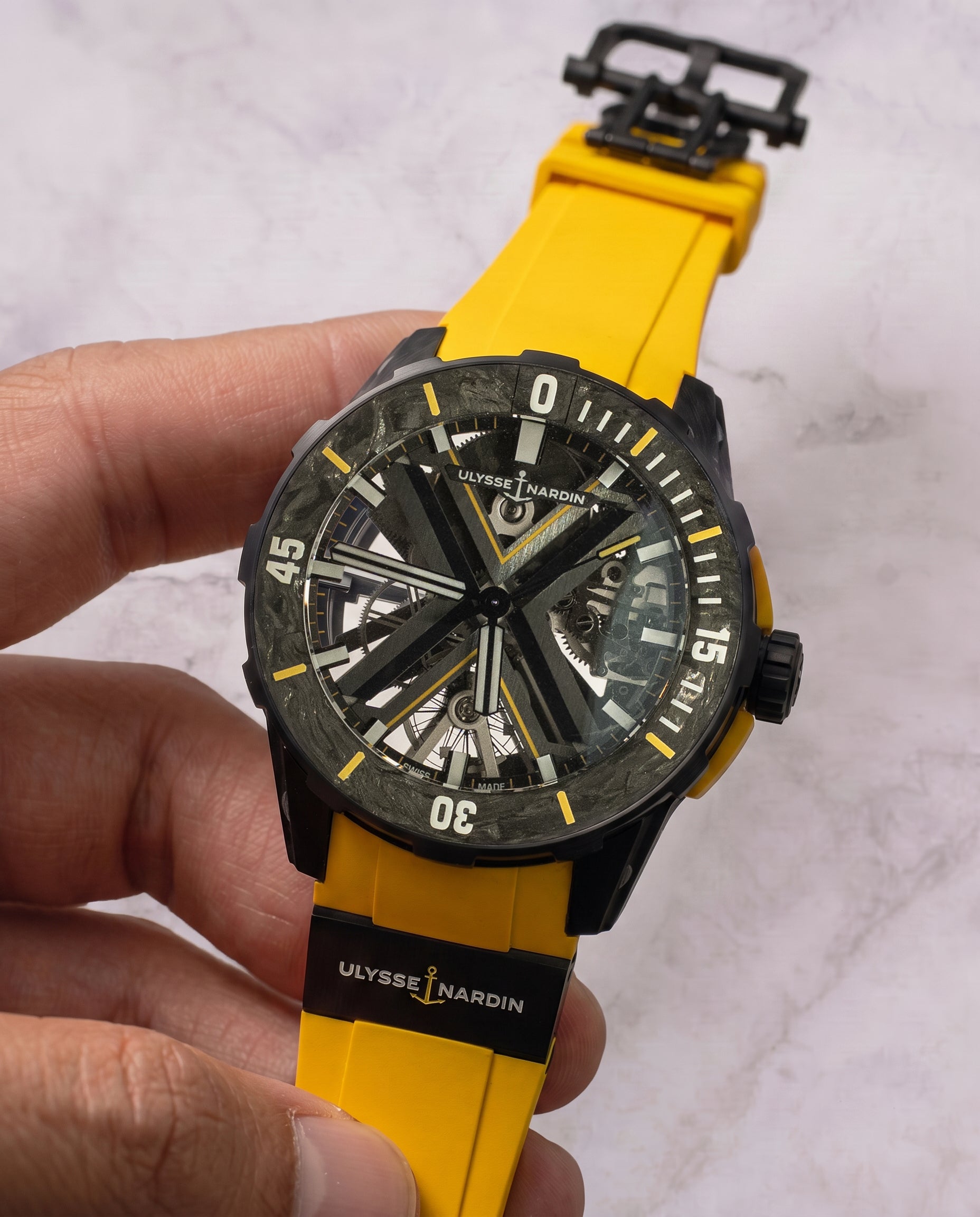 ULYSSE NARDIN DIVER X SKELETON BLACK CARBONIUM LIMITED EDITION OF 175
