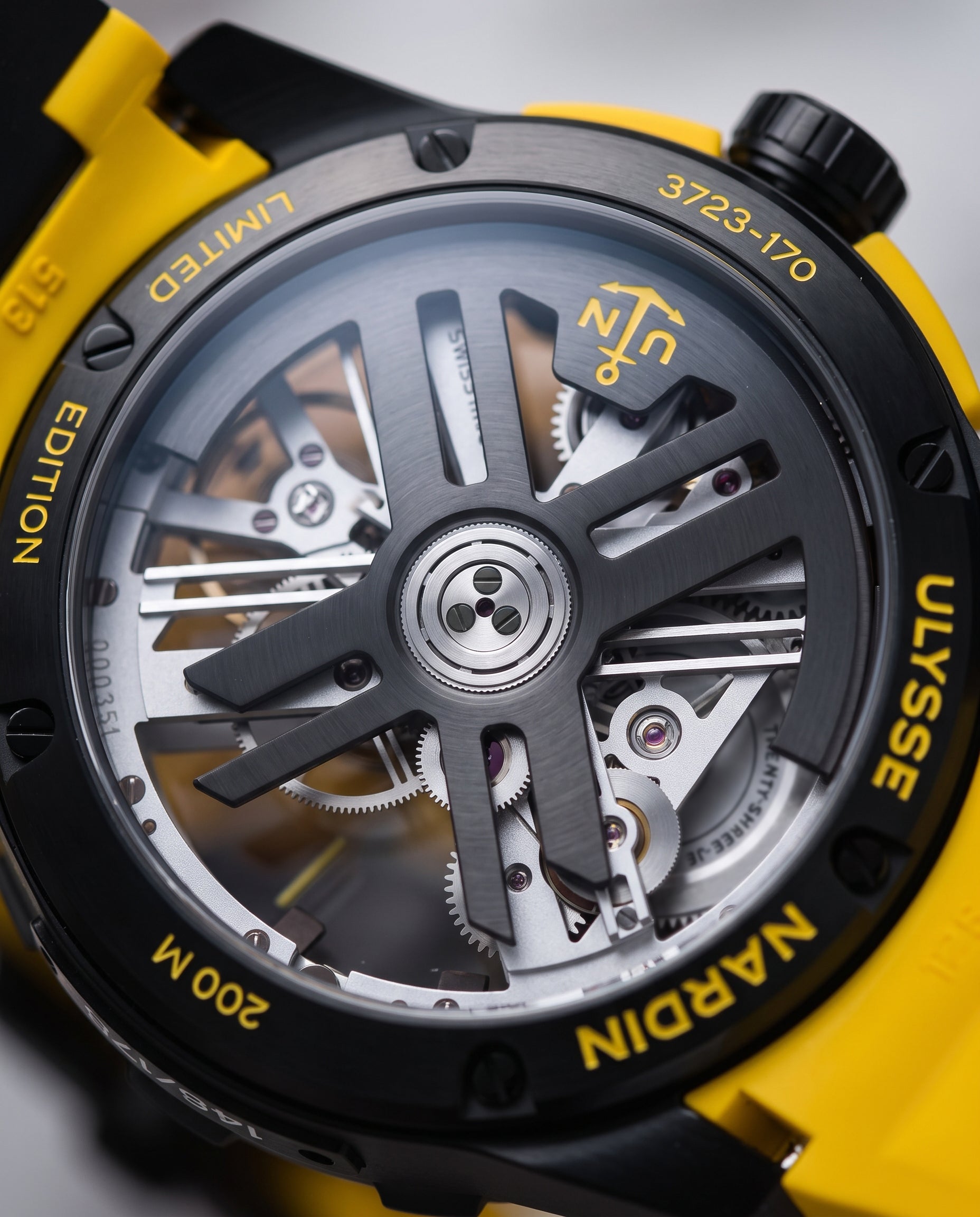 ULYSSE NARDIN DIVER X SKELETON BLACK CARBONIUM LIMITED EDITION OF 175