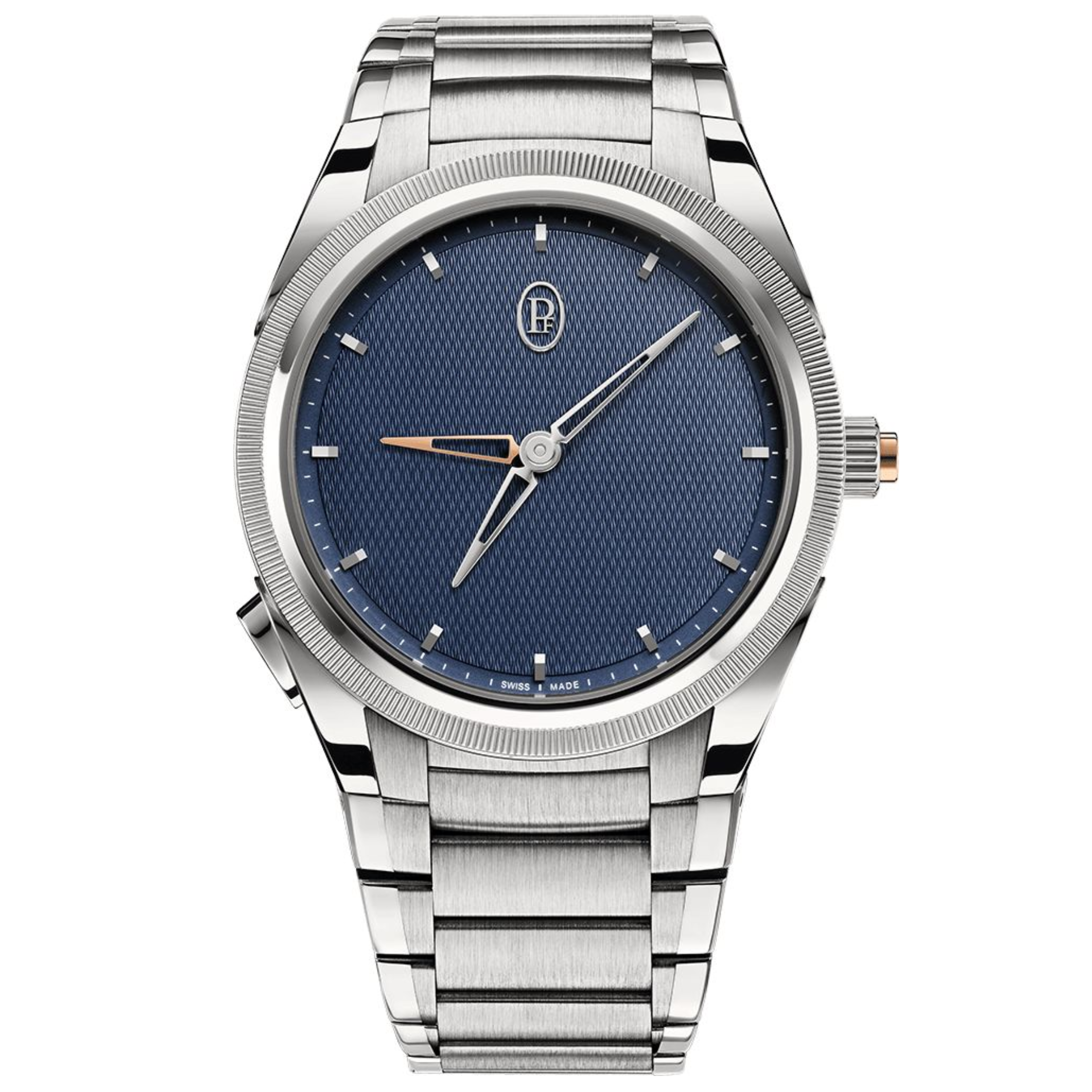 TONDA PF GMT RATTRAPANTE STEEL PLATINUM MILANO BLUE