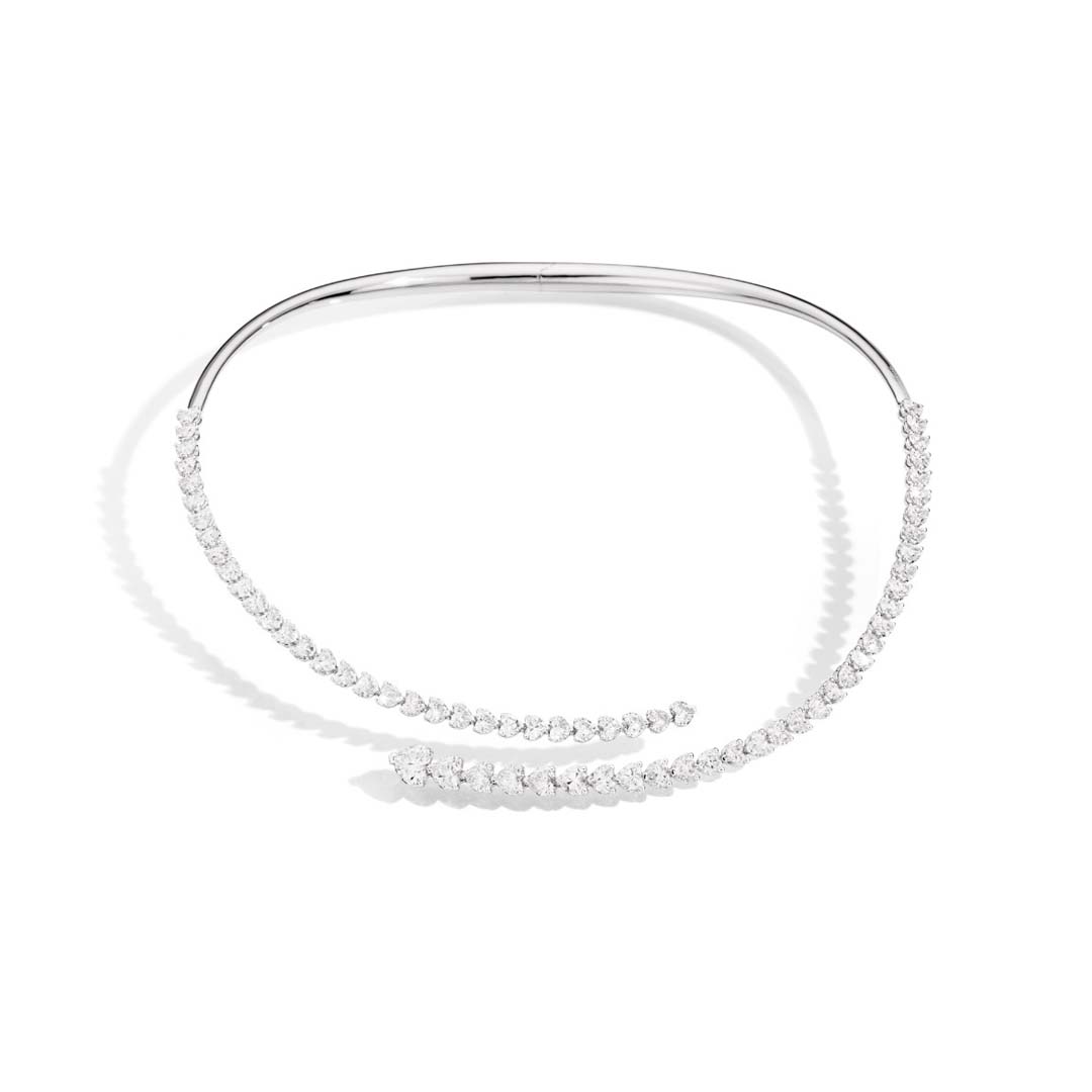 Recarlo Anniversary Love Necklace N67CO008/1489 – an elegant Italian diamond necklace symbolising romance and timeless beauty.
