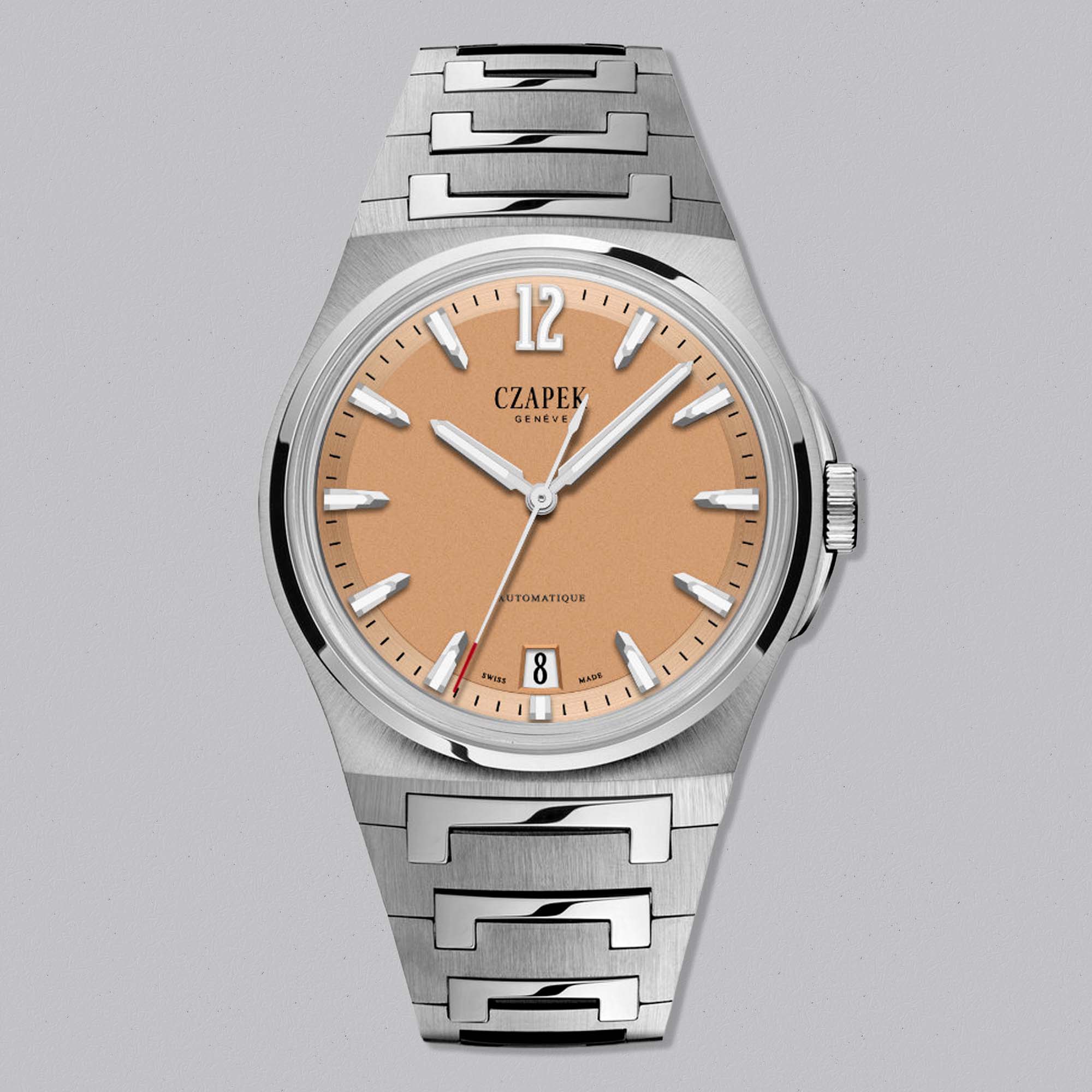 Discover the Czapek Antarctique Desert Rose at Swiss Gallery UK, a limited edition with a sand toned dial, Arabic details, and the in house SXH5 calibre.