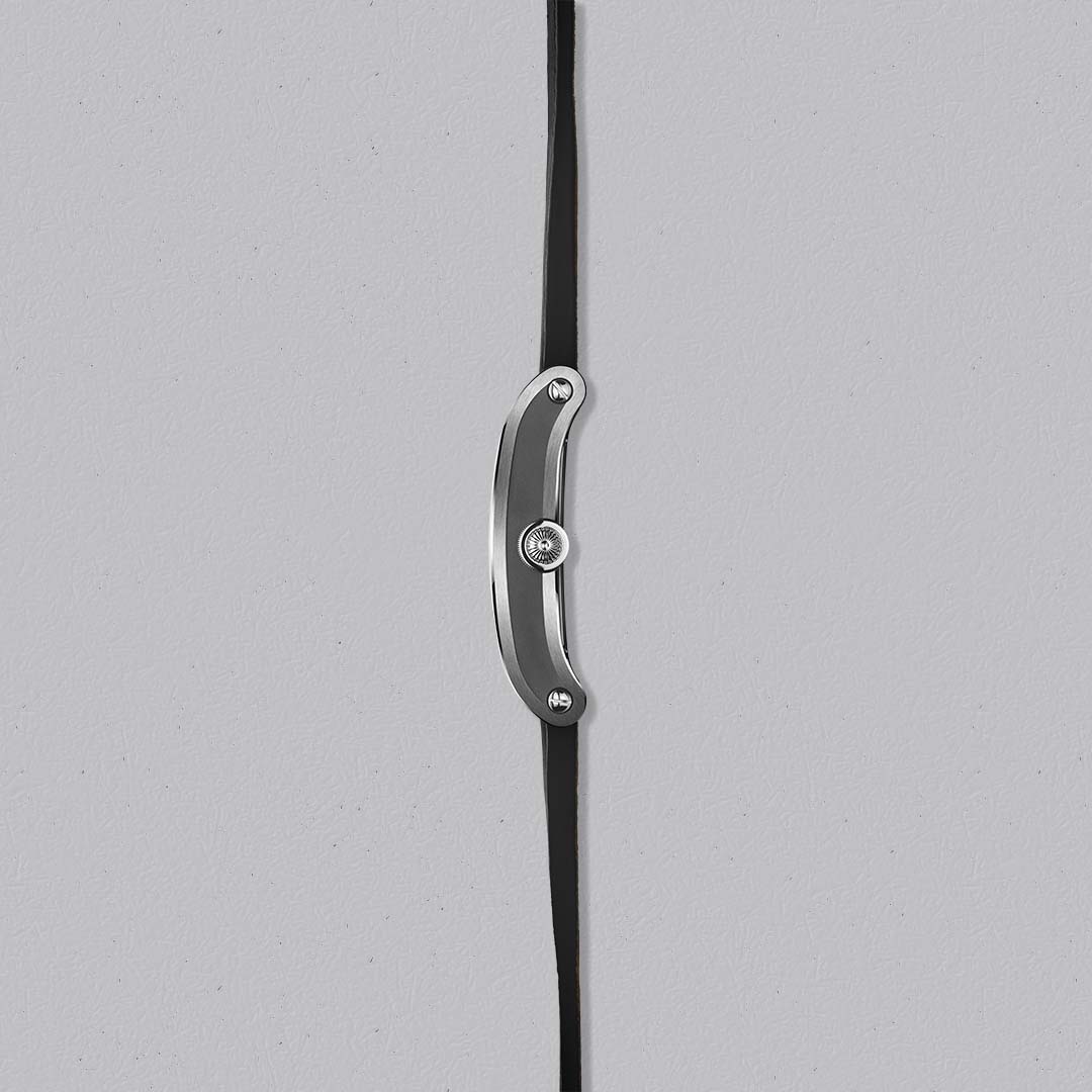 The Chronoswiss Neo Digiteur Granit pairs bold design with mechanical innovation, featuring jumping hours, digital minutes and a hand-wound calibre. Limited to 99 pieces.