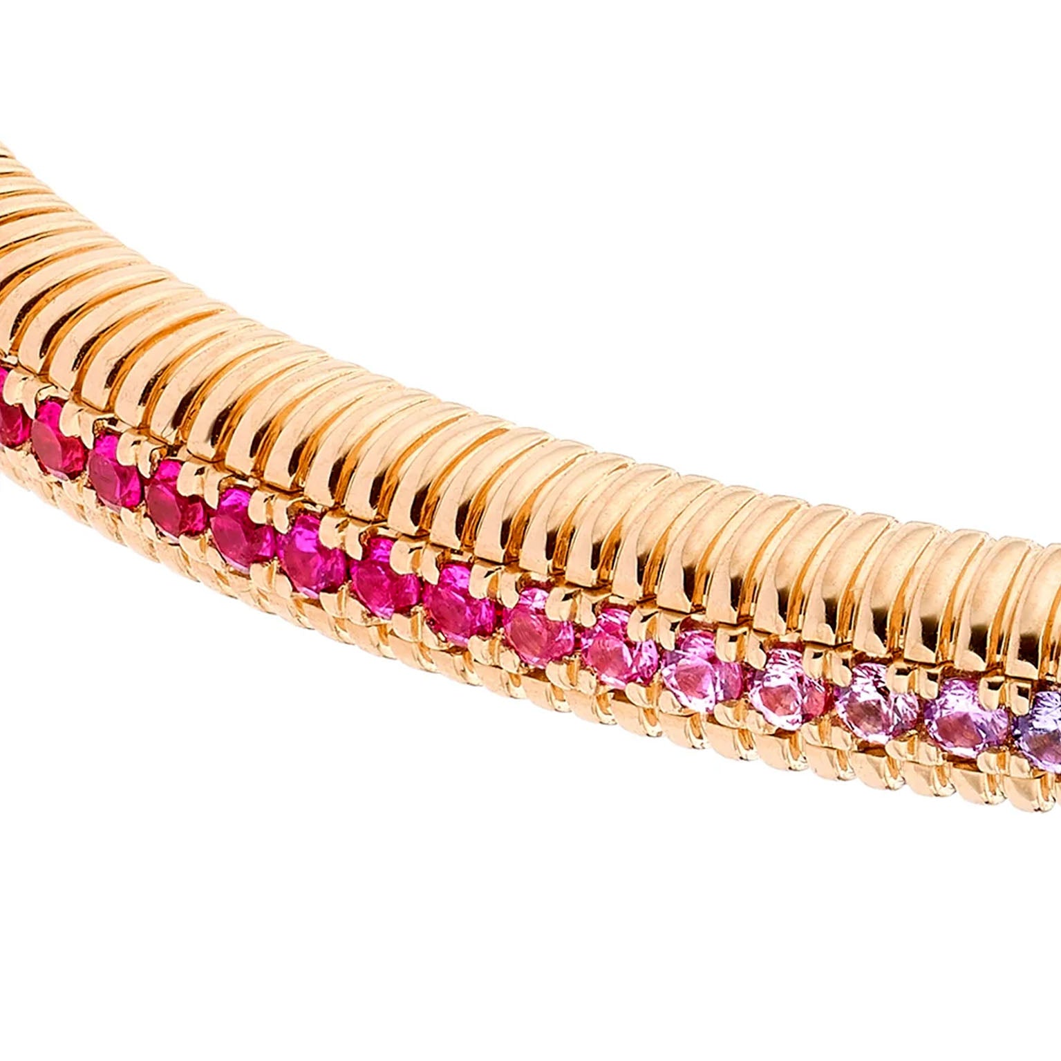 colours-of-love-rose-gold-rainbow-multicoloured-gemstone-hinged-fluted-bracelet-1734bt3020_43-close-up