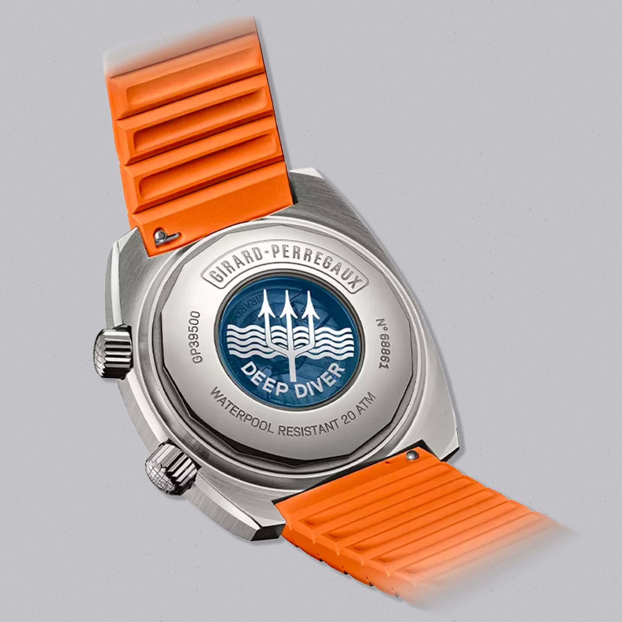 Explore the Girard Perregaux Deep Diver, a limited edition of 350 pieces that reinterprets a classic dive watch design.