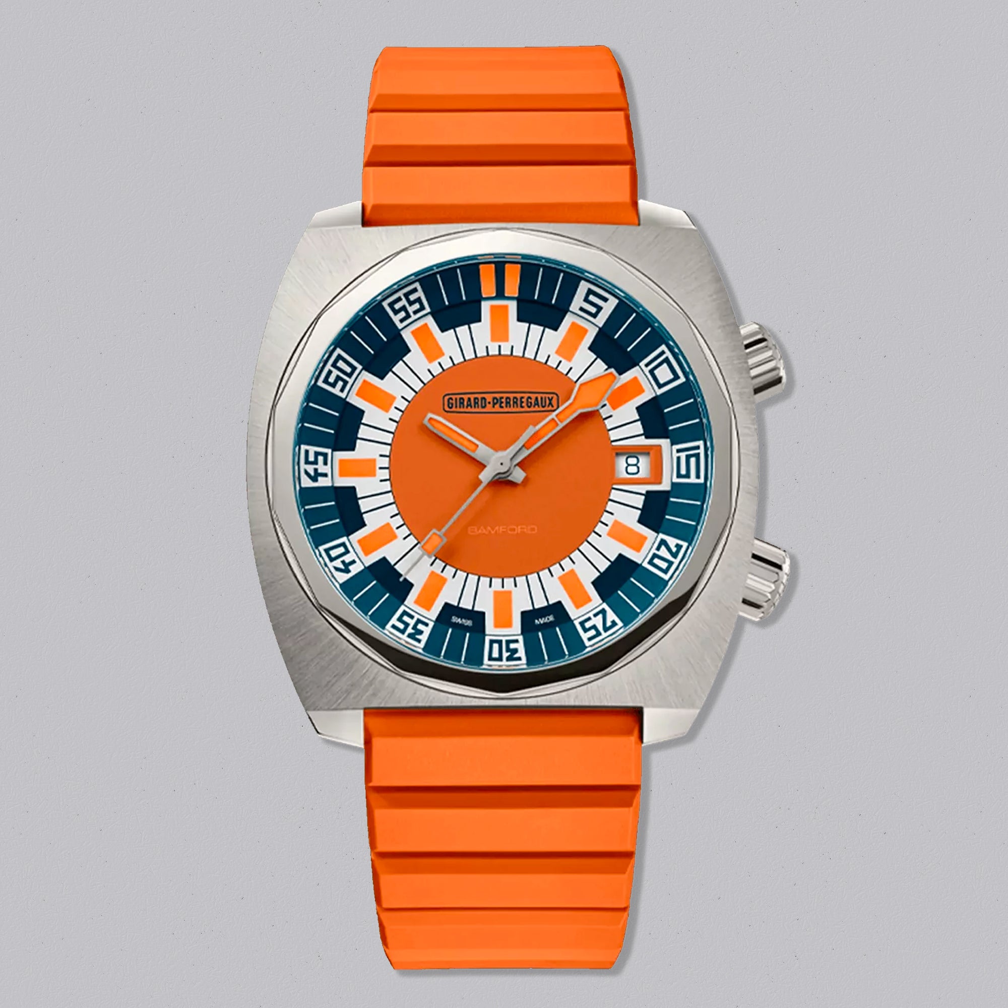 The Girard Perregaux Deep Diver Limited Edition of 350 blends vintage inspiration with modern Swiss watchmaking and a distinctive cushion case.