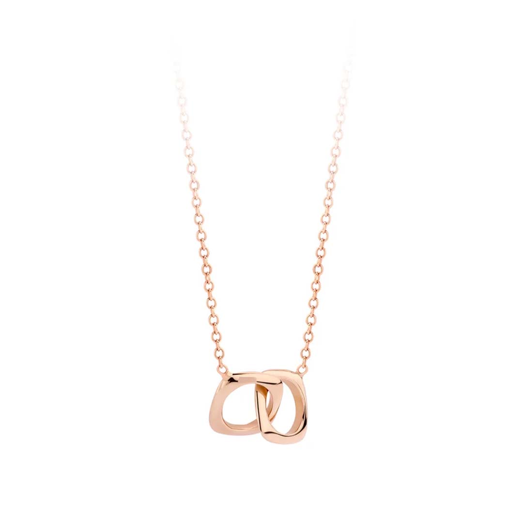 Elements pendant in rose gold offers warm tones and refined elegance in a timeless jewellery design.